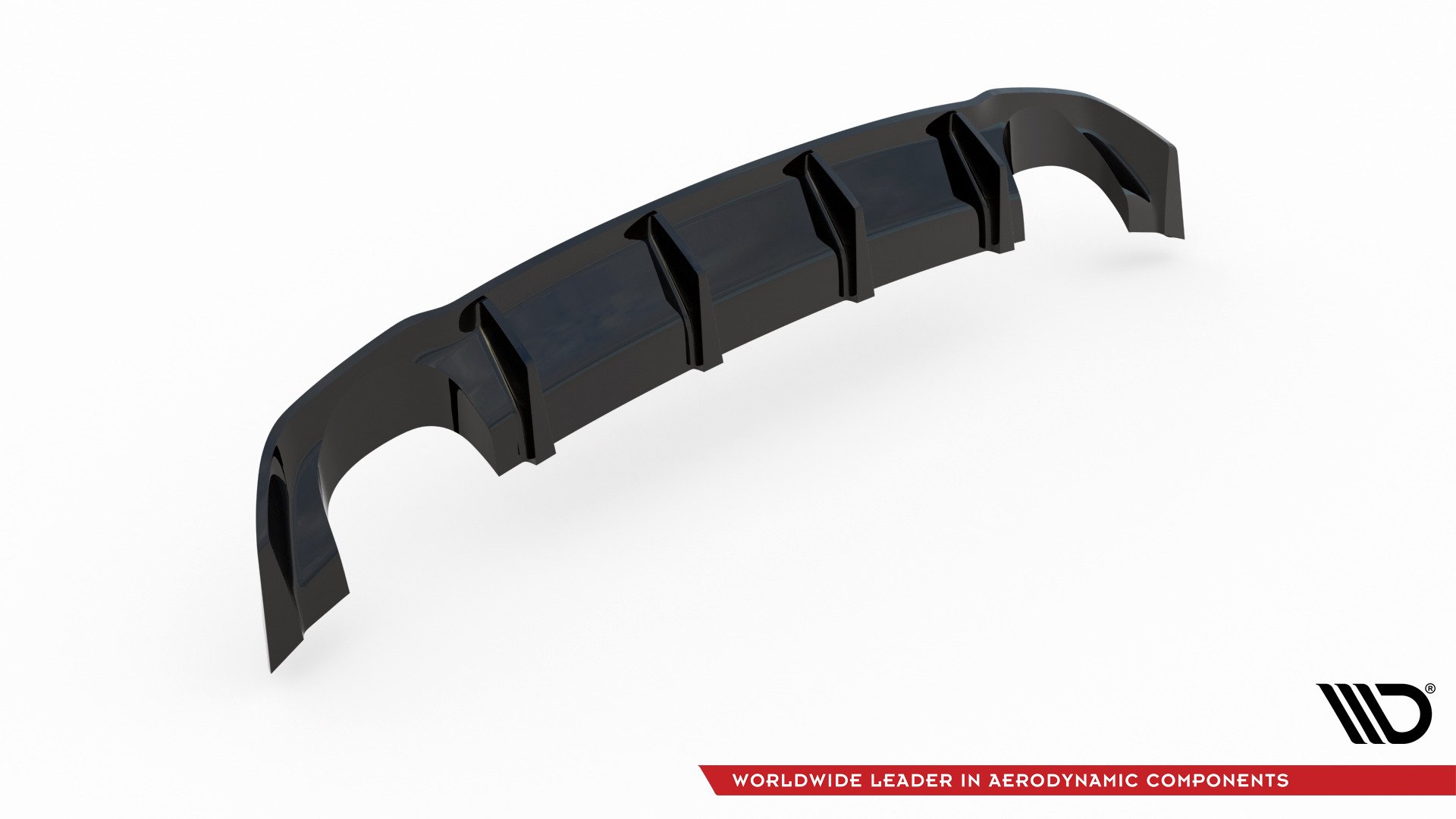 Maxton Design Diffusor Heck Ansatz für Seat Leon III Cupra schwarz Hochglanz