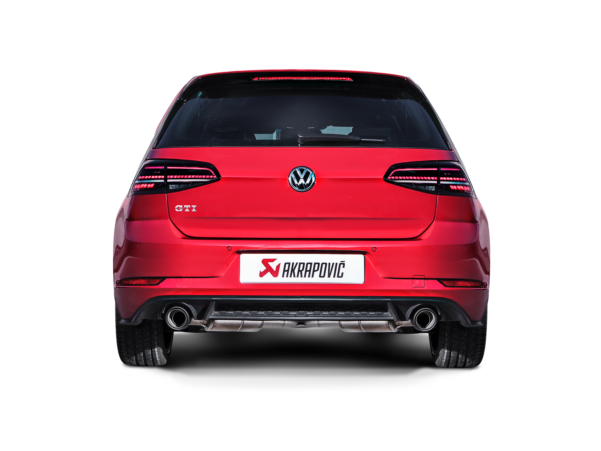 Akrapovic Slip-On Line (Titan) für Volkswagen Golf (VII) GTI FL Performance (180 kW) 2019