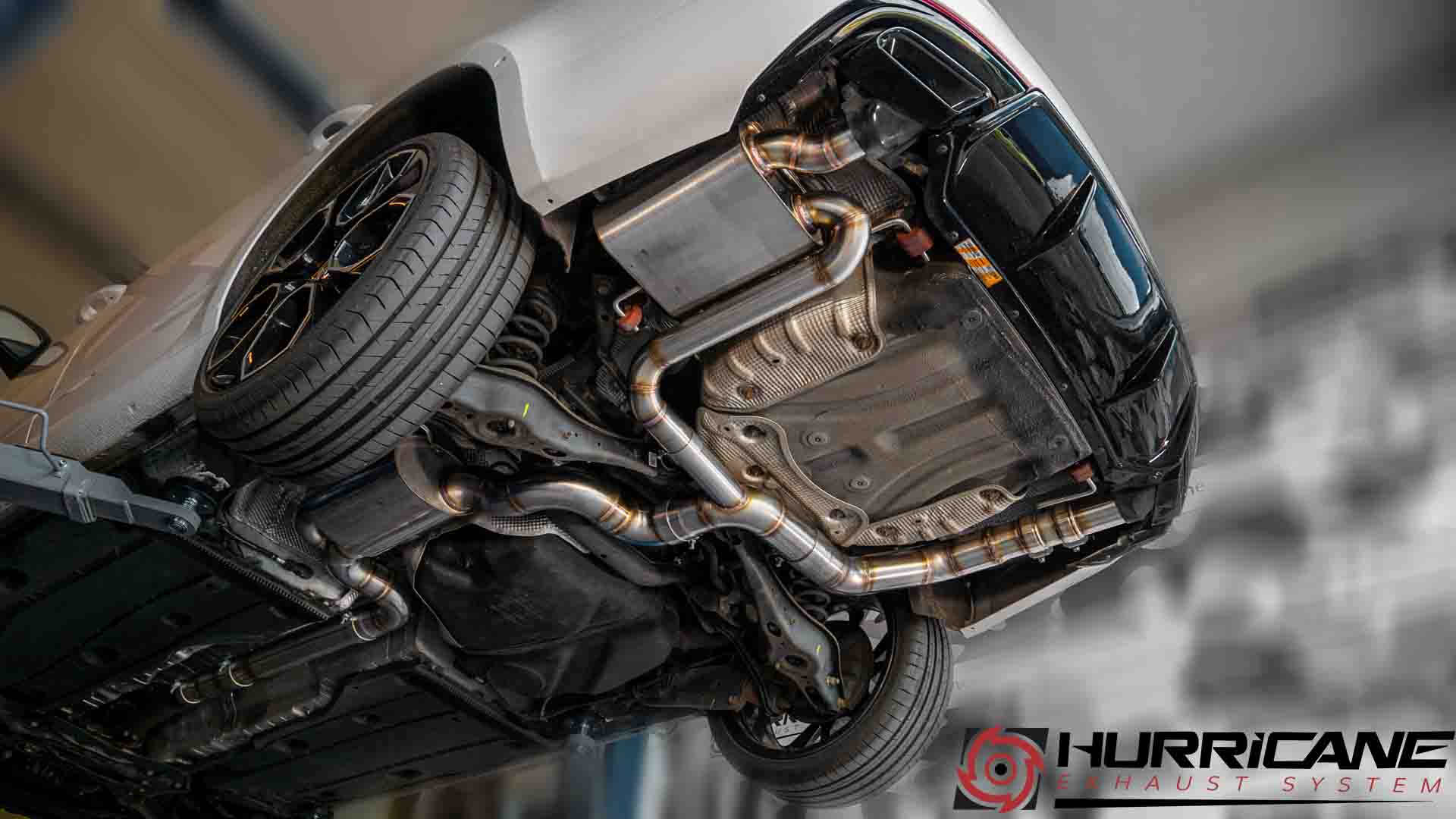 Hurricane 3,5" Auspuffanlage für Skoda Octavia RS 245PS OPF 5E V3