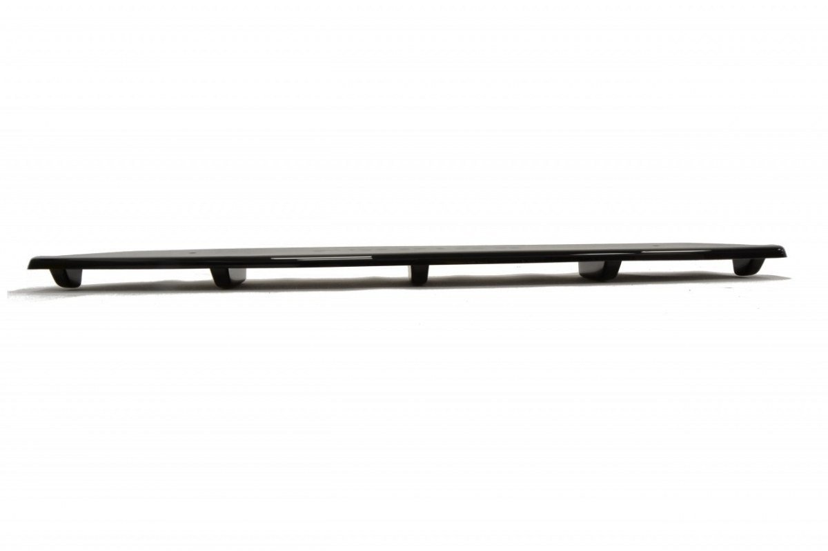 Maxton Design Mittlerer Diffusor Heck Ansatz für Skoda Octavia RS Mk3 / Mk3 FL Hatchback / Kombi schwarz Hochglanz