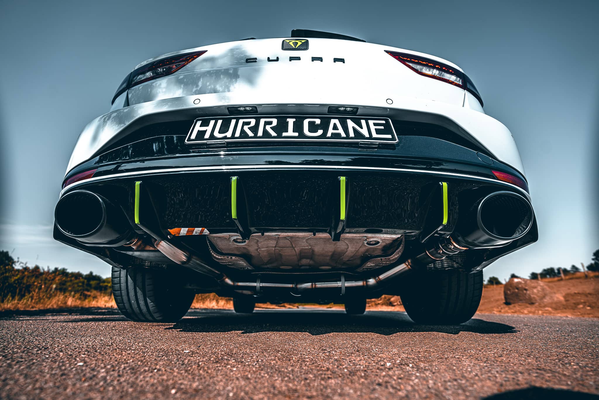 Hurricane 3,5" Auspuffanlage für Seat Leon Cupra ST 280 FWD 5F V3