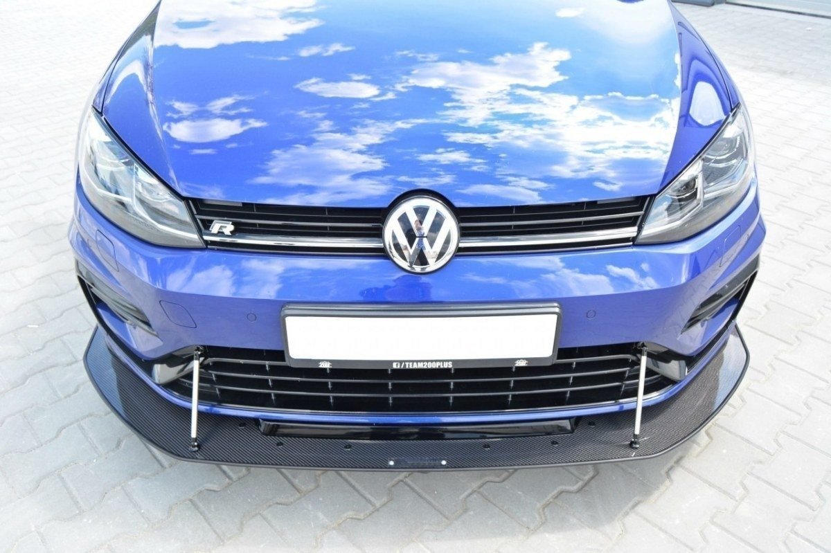 Maxton Design VW GOLF 7 R Facelift - HYBRID Racing Front Ansatz passend für Carbon Look