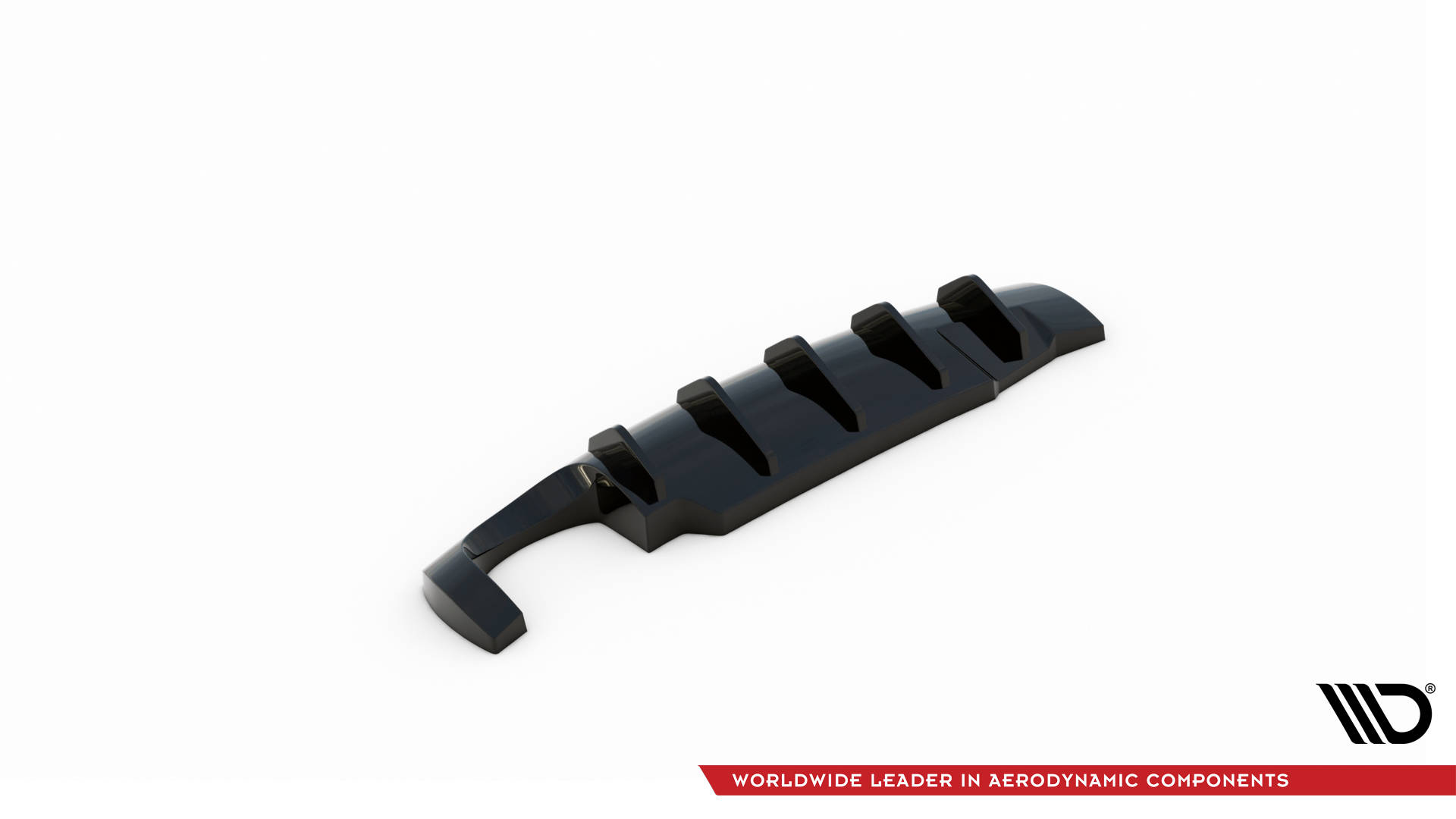 Maxton Design Diffusor Heck Ansatz für Seat Ibiza Cupra Mk3 schwarz Hochglanz