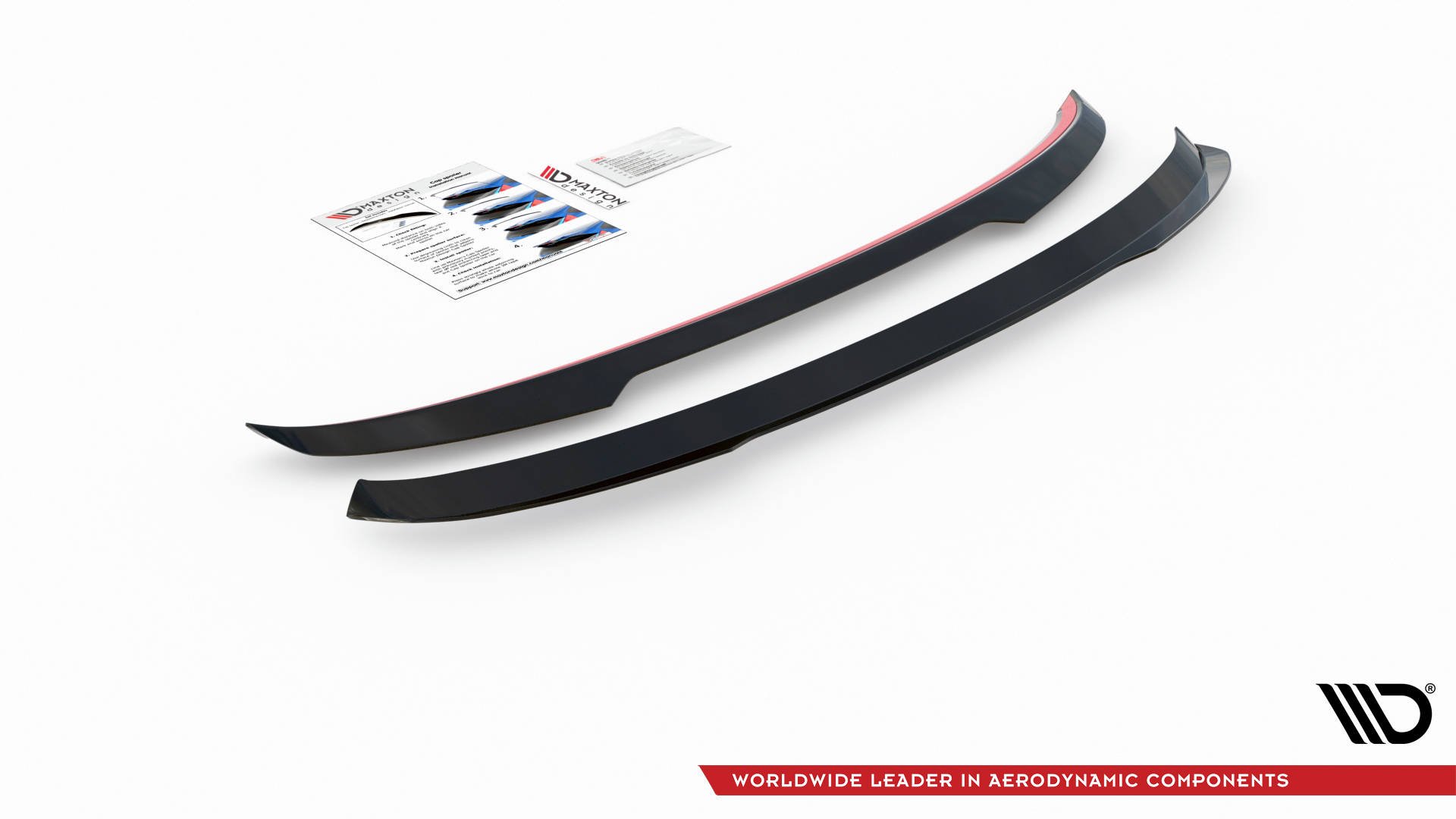 Maxton Design Spoiler CAP für Seat Leon FR ST Mk4 schwarz Hochglanz