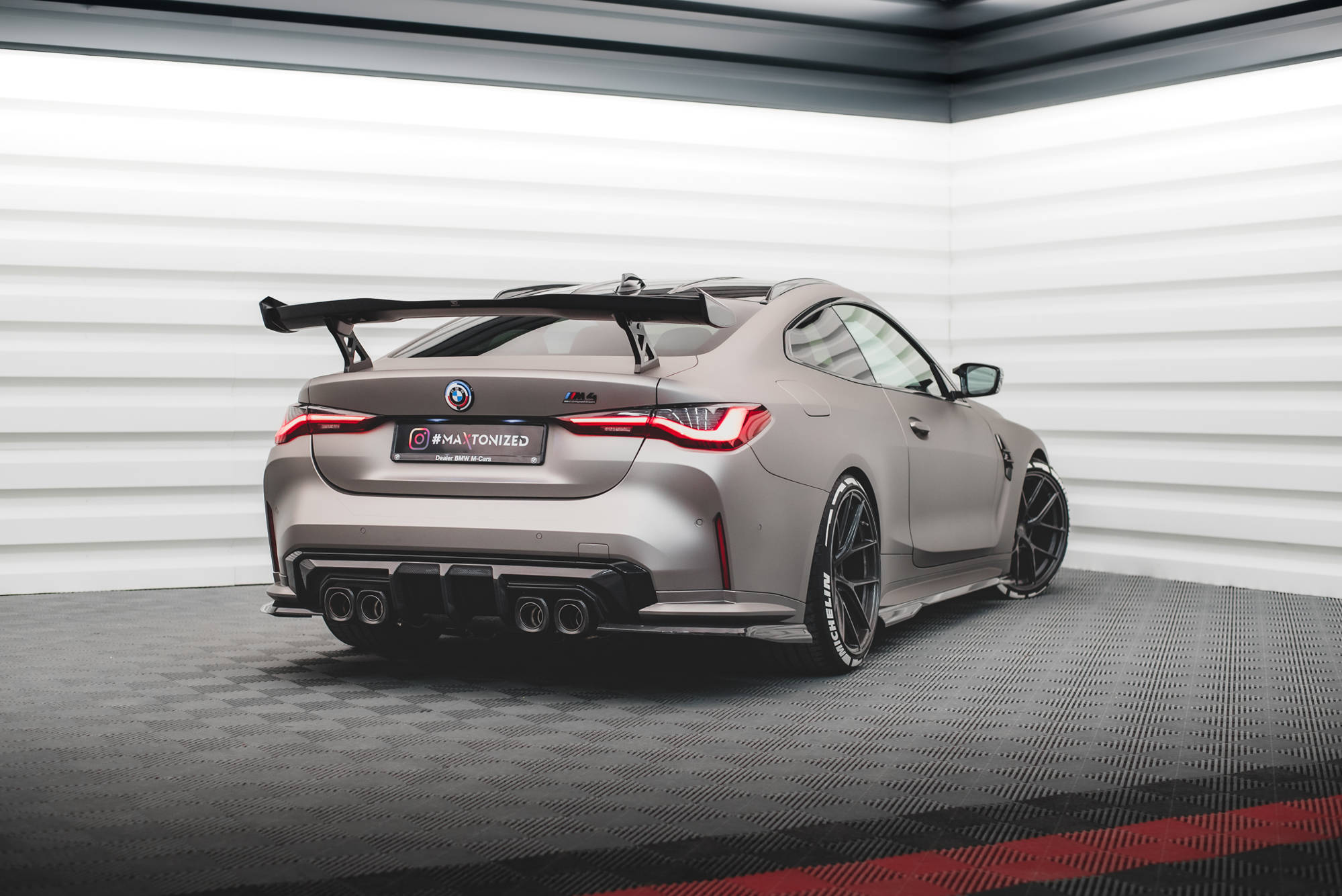 Maxton Design Carbon Fiber Spoiler Flügel BMW M4 G82