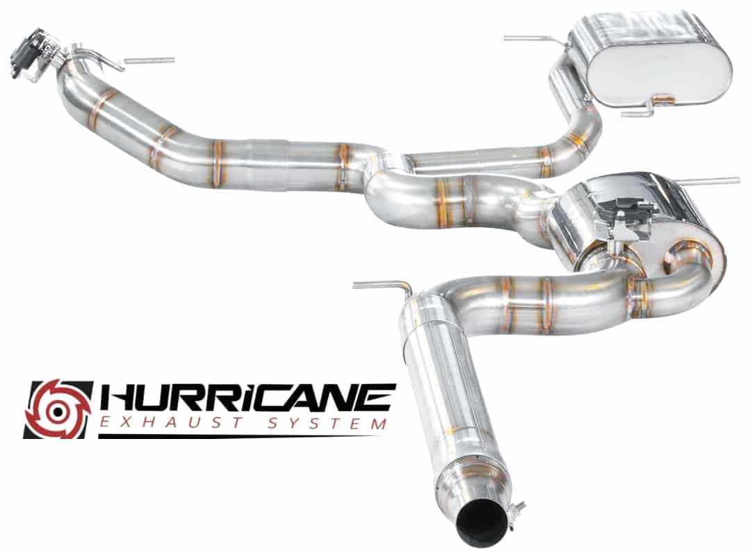 Hurricane 3,5" Auspuffanlage für Skoda Octavia RS 220PS 5E V3