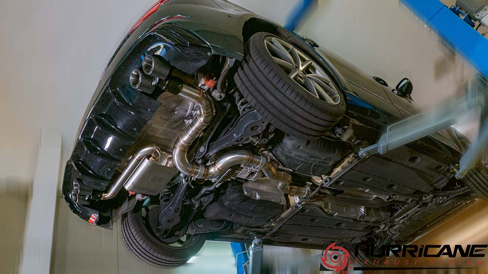 Hurricane 3,5" Auspuffanlage für Audi S3 8V 300PS FL OPF Sportback