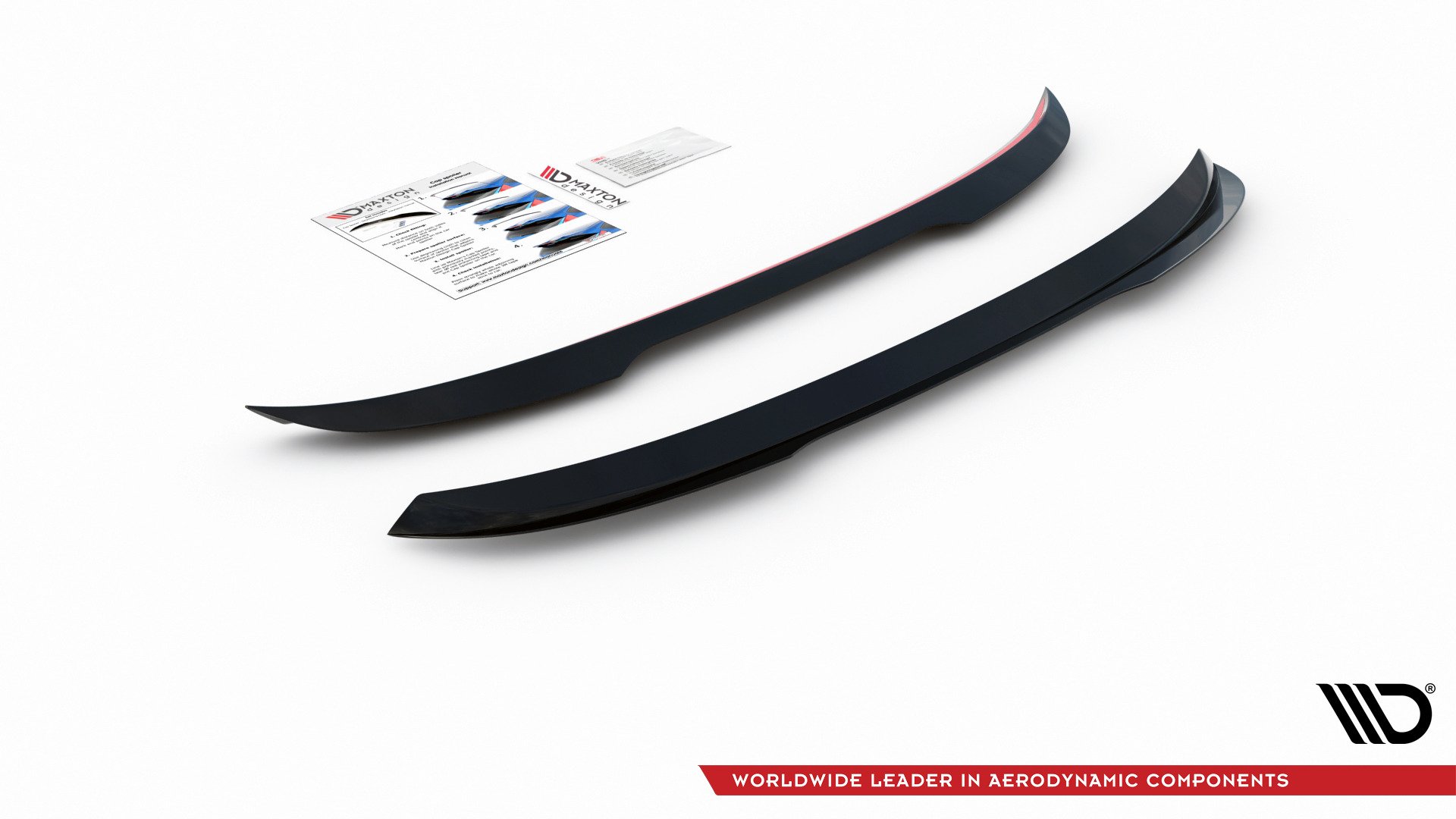 Maxton Design Spoiler CAP für Skoda Octavia Standard / RS Mk4 Combi schwarz Hochglanz
