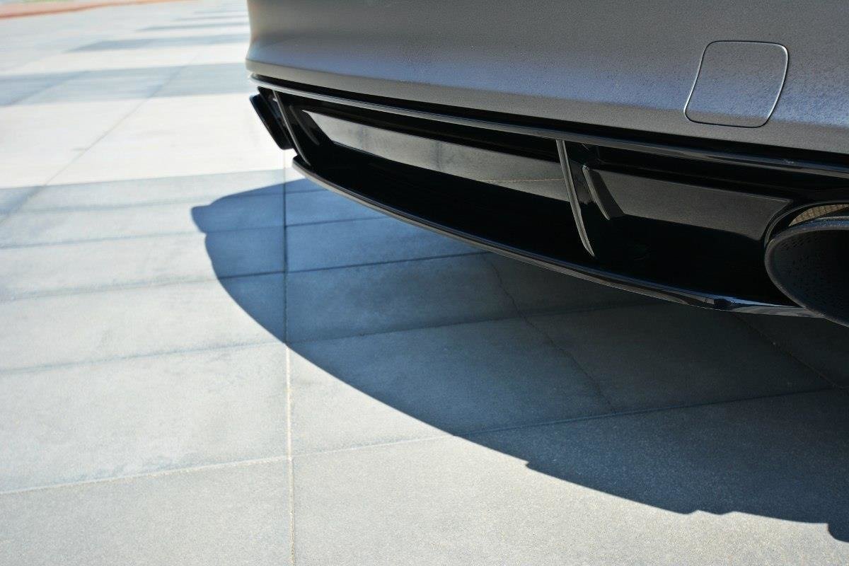 Maxton Design Mittlerer Diffusor Heck Ansatz für Audi RS7 Facelift schwarz Hochglanz Maxton Design Mittlerer Diffusor Heck Ansatz für Audi RS7 Facelift schwarz Hochglanz