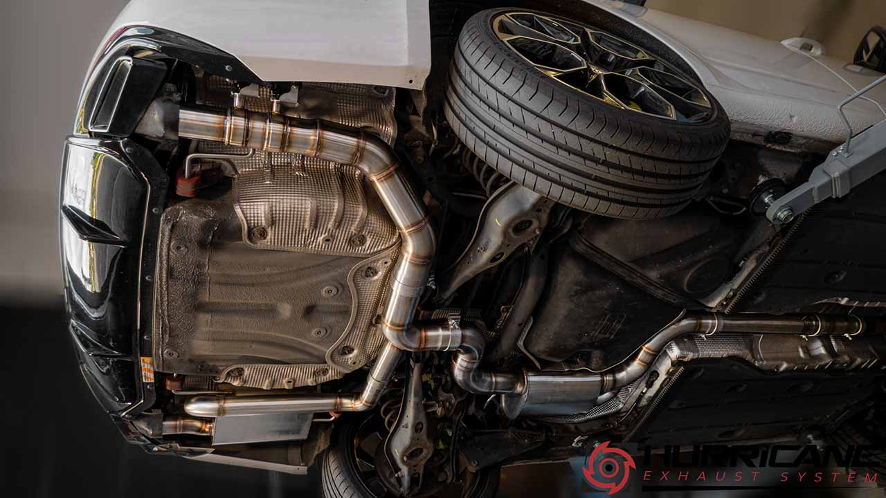 Hurricane 3,5" Auspuffanlage für Skoda Octavia RS 245PS OPF 5E V3