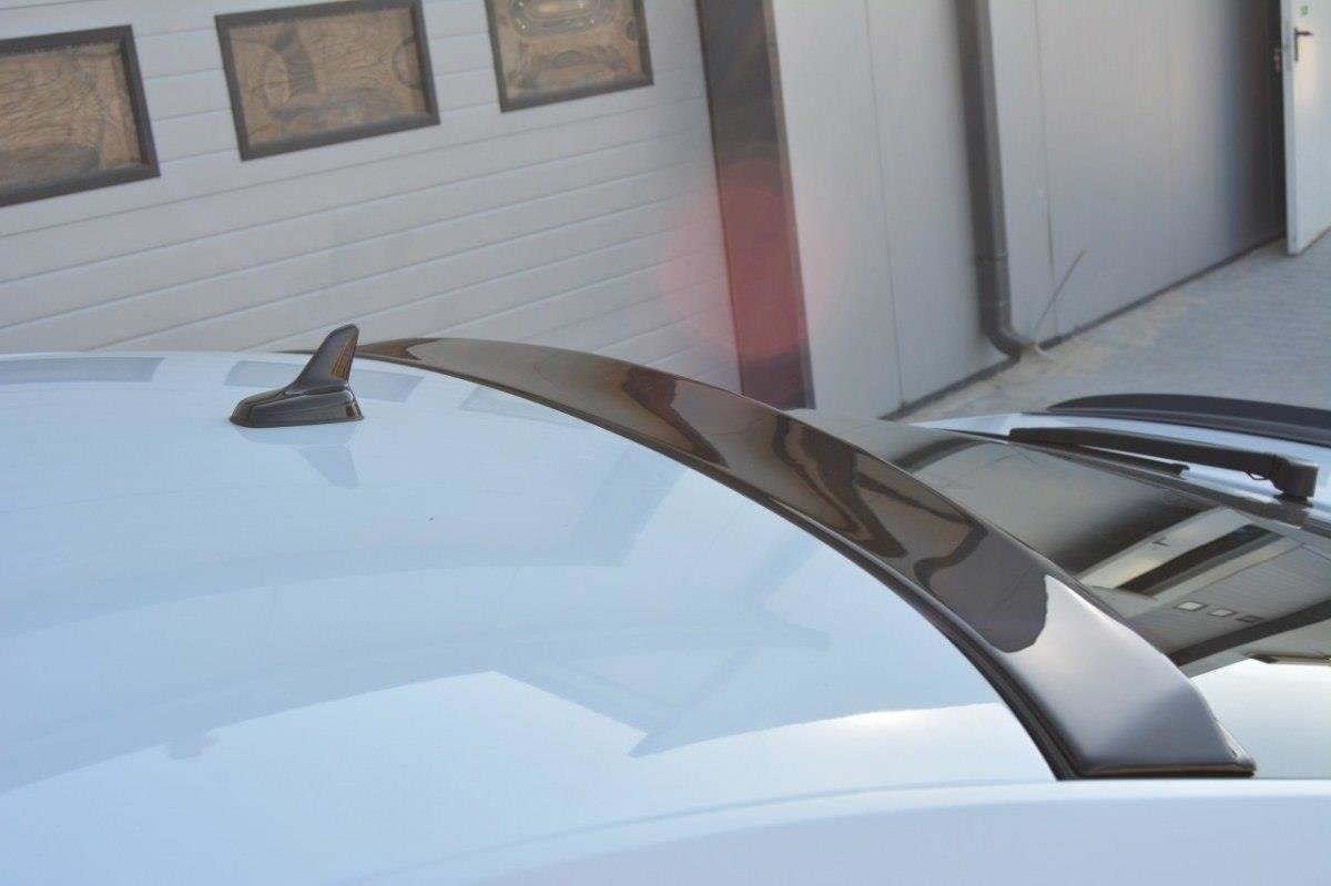 Maxton Design Heckscheiben Spoiler für Skoda Superb Mk3 / Mk3 FL Hatchback schwarz Hochglanz