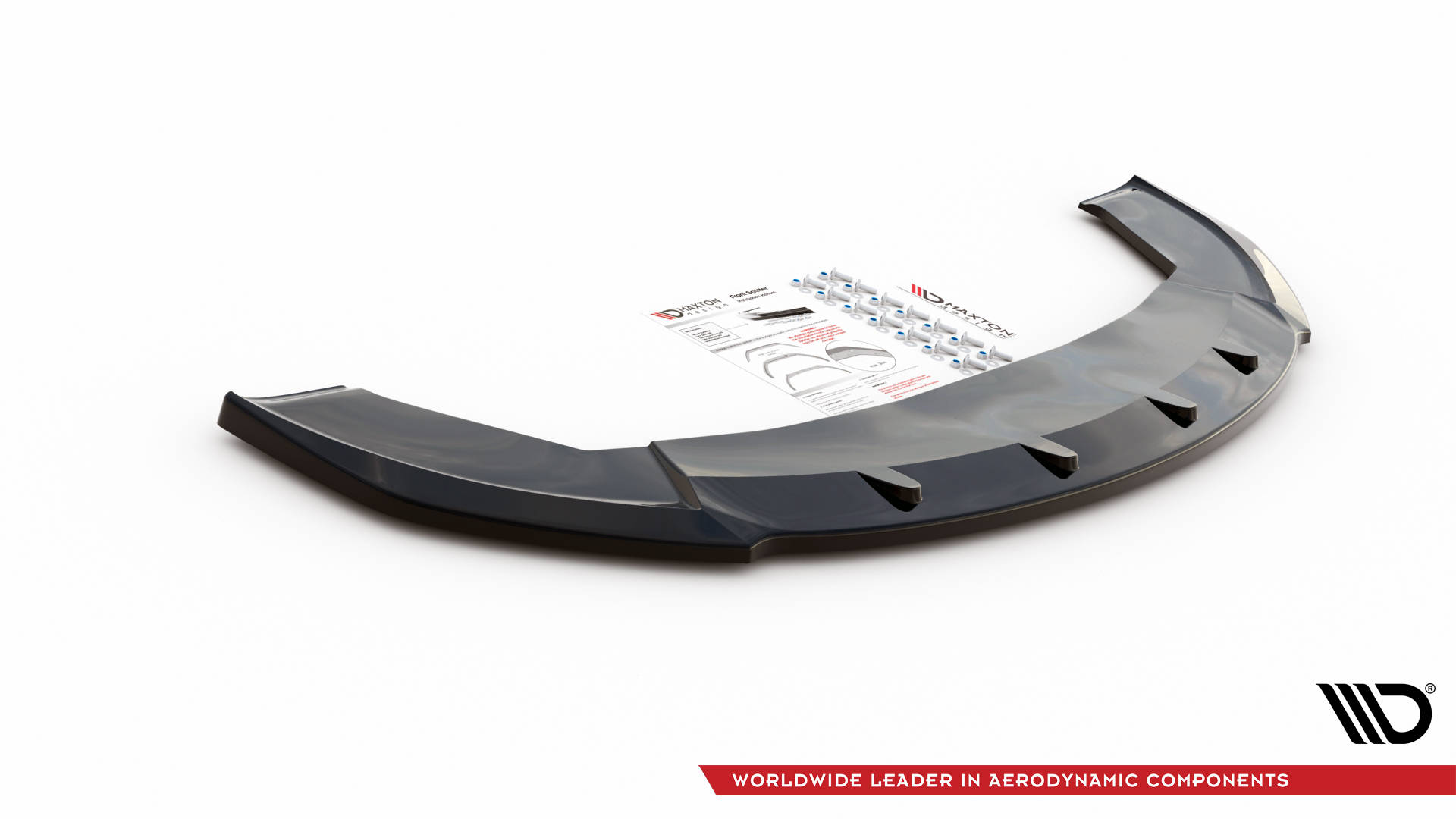Maxton Design Front Ansatz V.1 für Seat Ibiza Cupra Mk3 schwarz Hochglanz