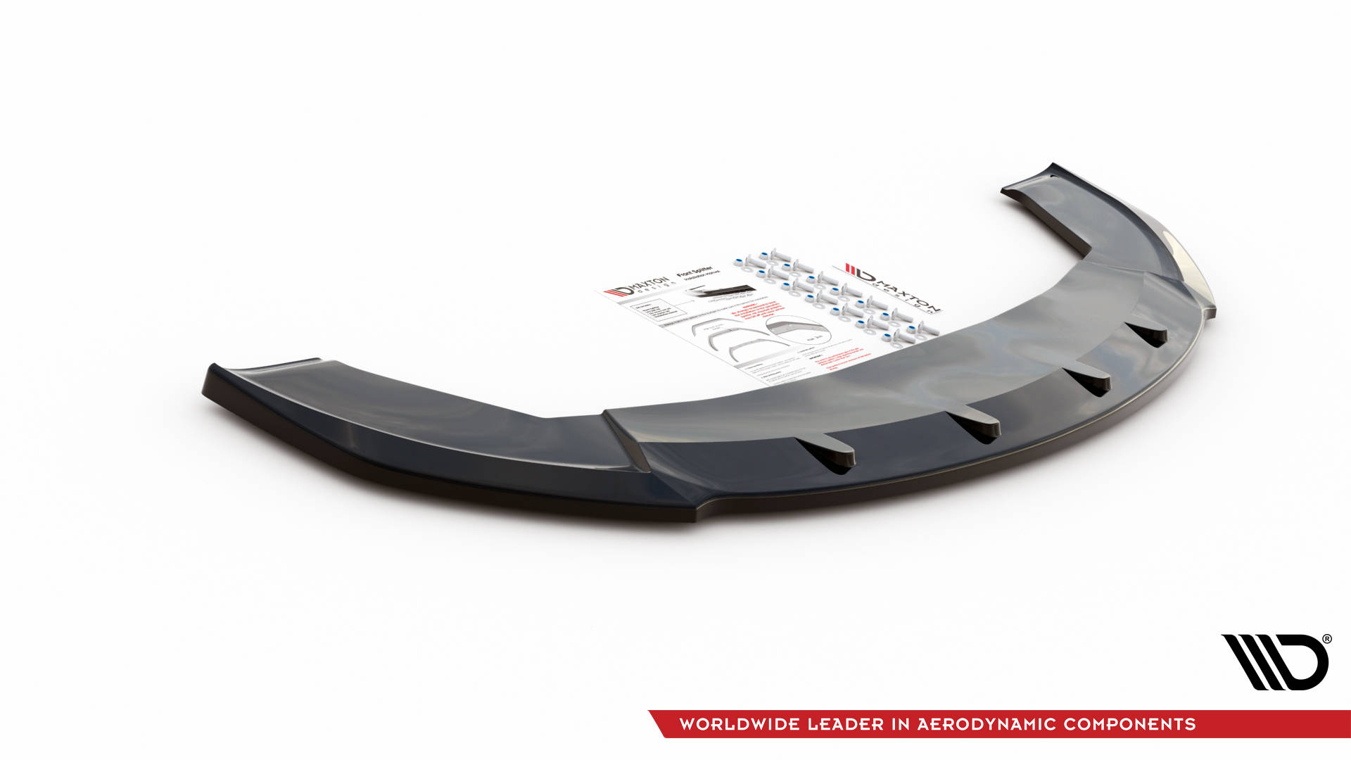 Maxton Design Front Ansatz V.1 für Seat Ibiza Cupra Mk3 schwarz Hochglanz