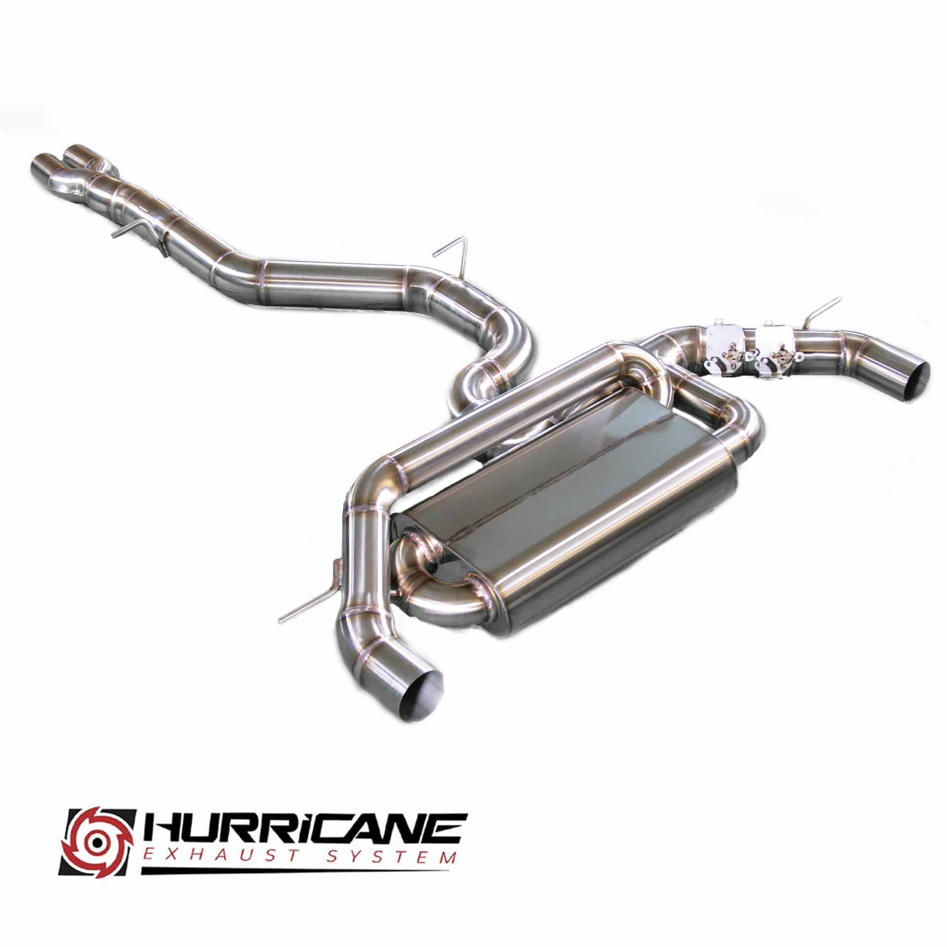 Hurricane 3,5" Auspuffanlage für Audi RS3 8V 400PS FL Limo. non OPF