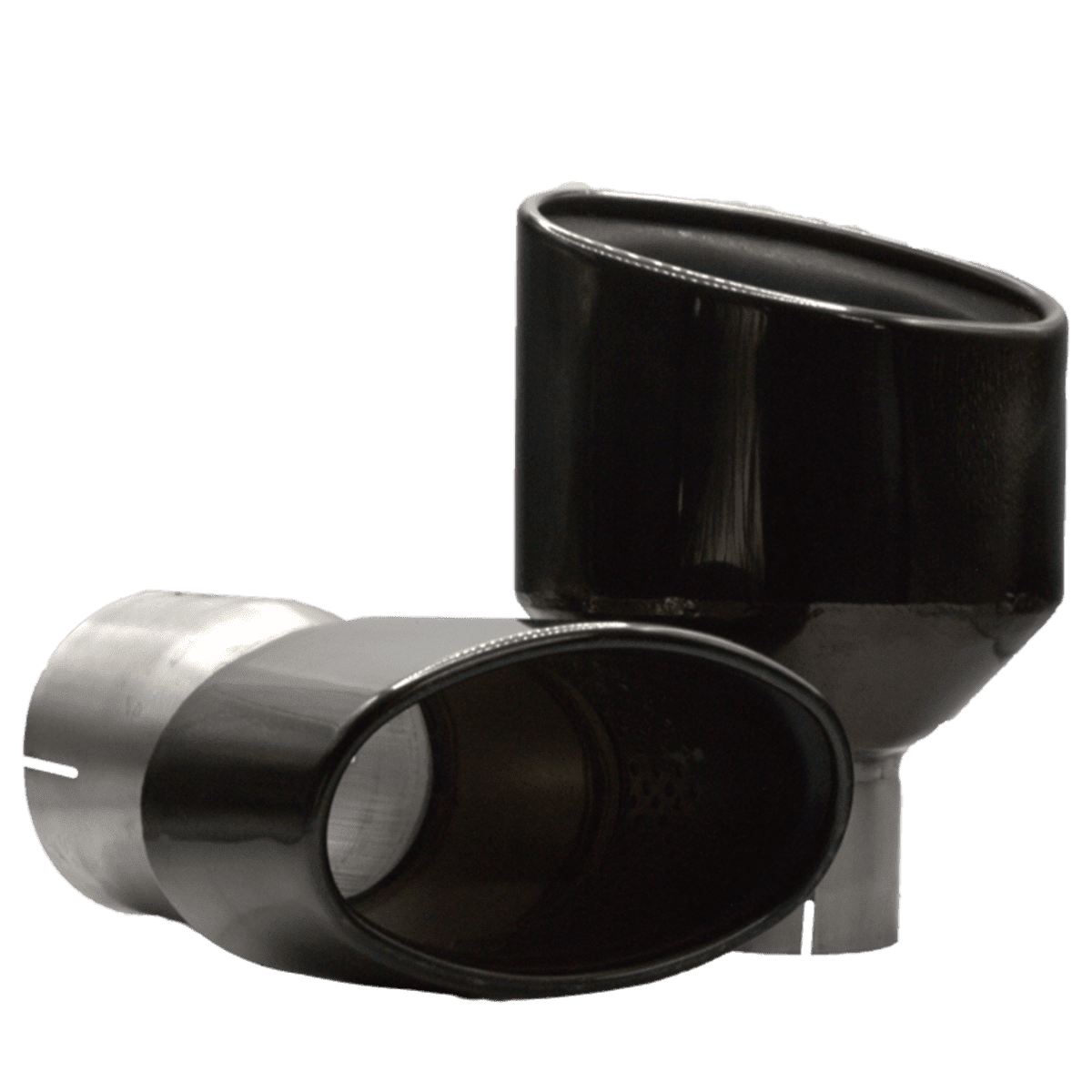  Oval Edelstahl Schwarz (170x105) (+ 350,00 €)