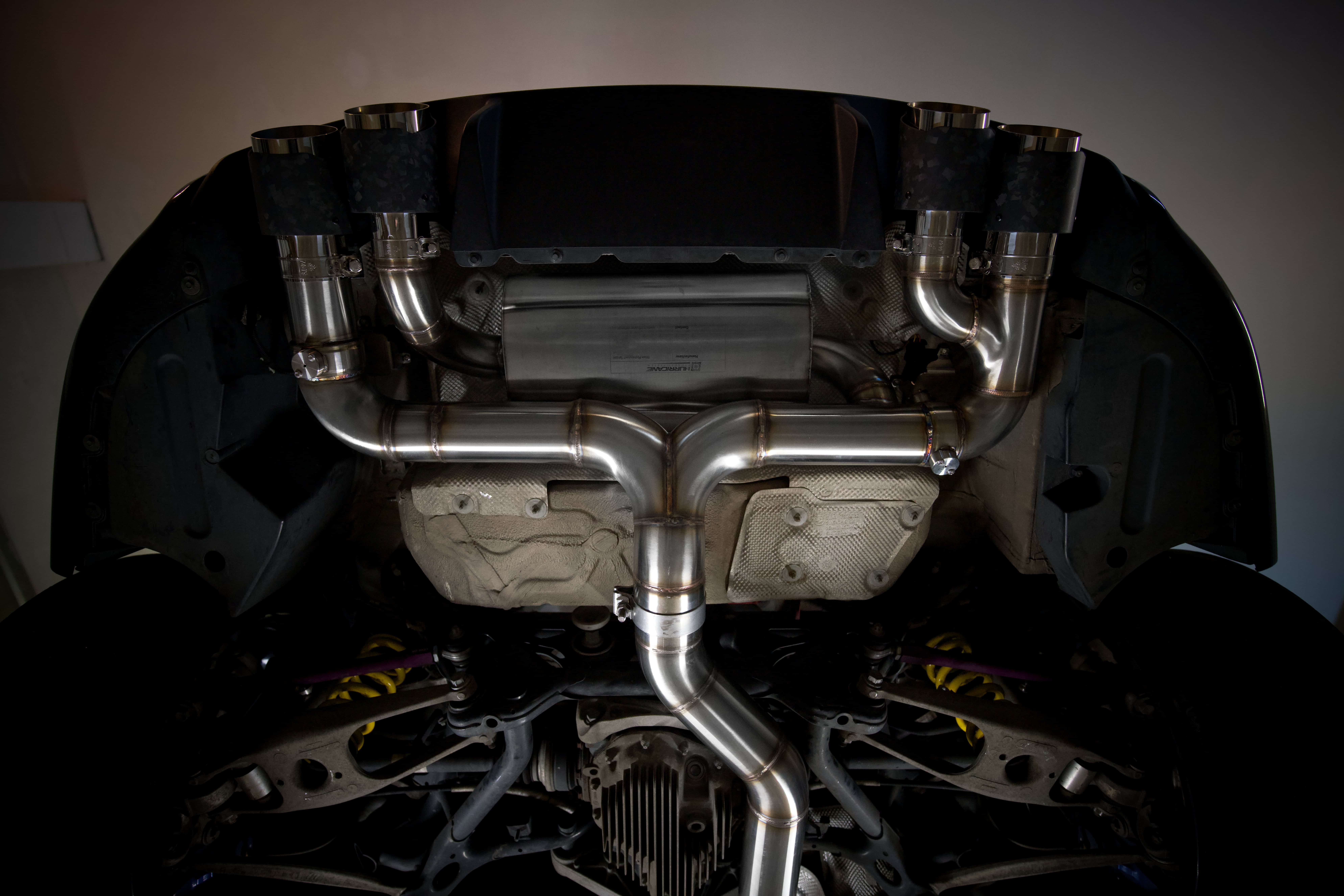 Hurricane 3,5" Auspuffanlage für BMW F87 M2 N55 370PS Hurricane 3,5" Auspuffanlage für BMW F87 M2 N55 370PS