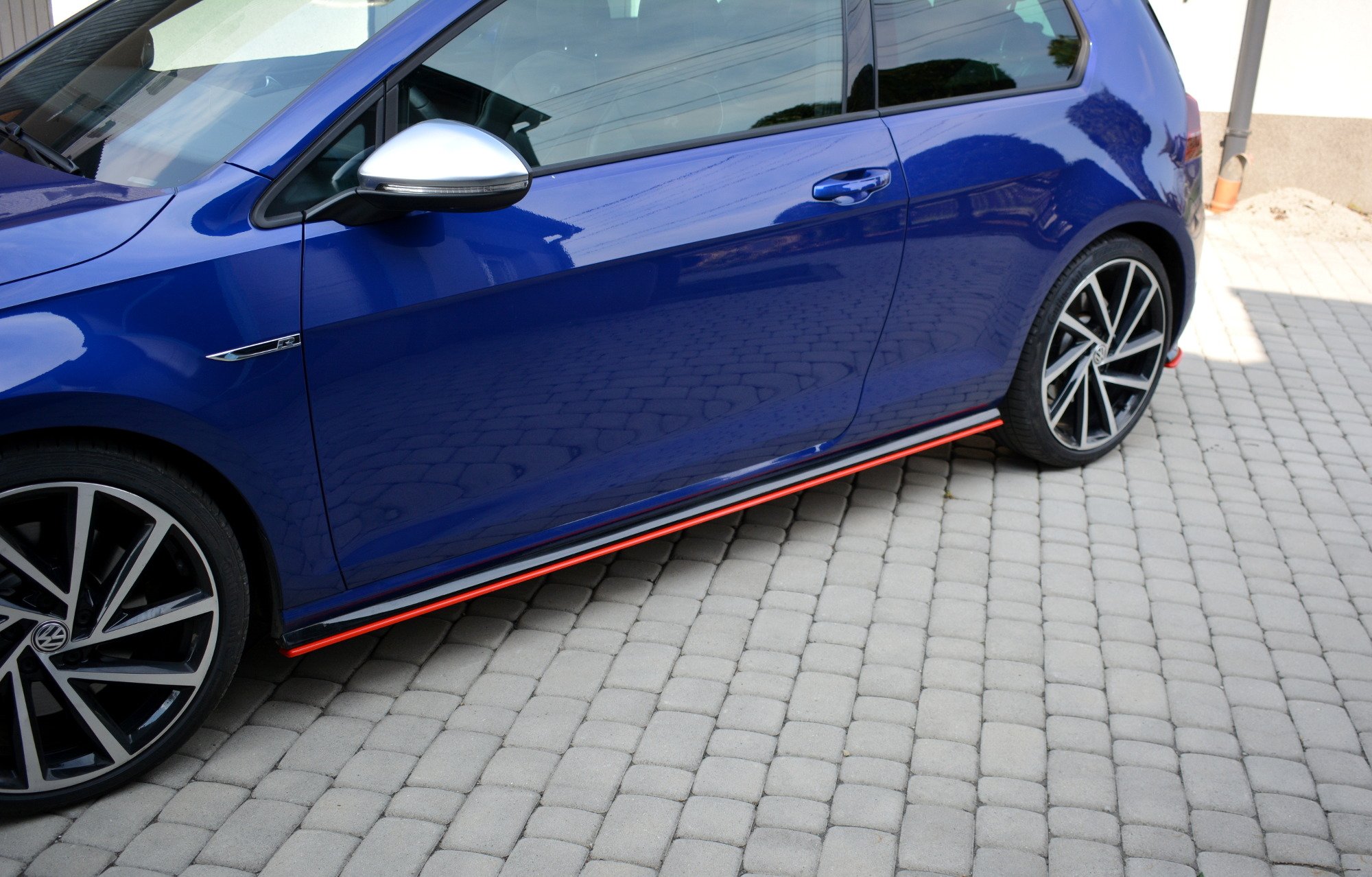Maxton Design Seitenschweller Ansatz für V.2 für VW Golf 7 R / R-Line Facelift