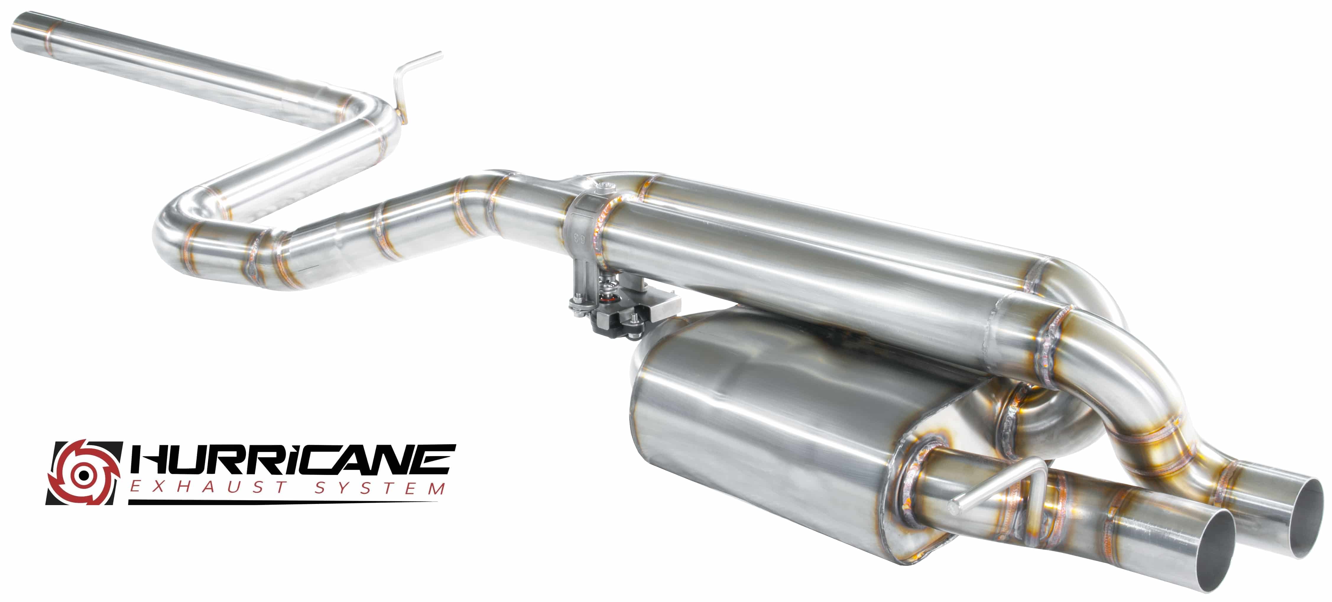 Hurricane 2,5" Auspuffanlage für Audi A1 40 TFSI Hurricane 2,5" Auspuffanlage für Audi A1 40 TFSI
