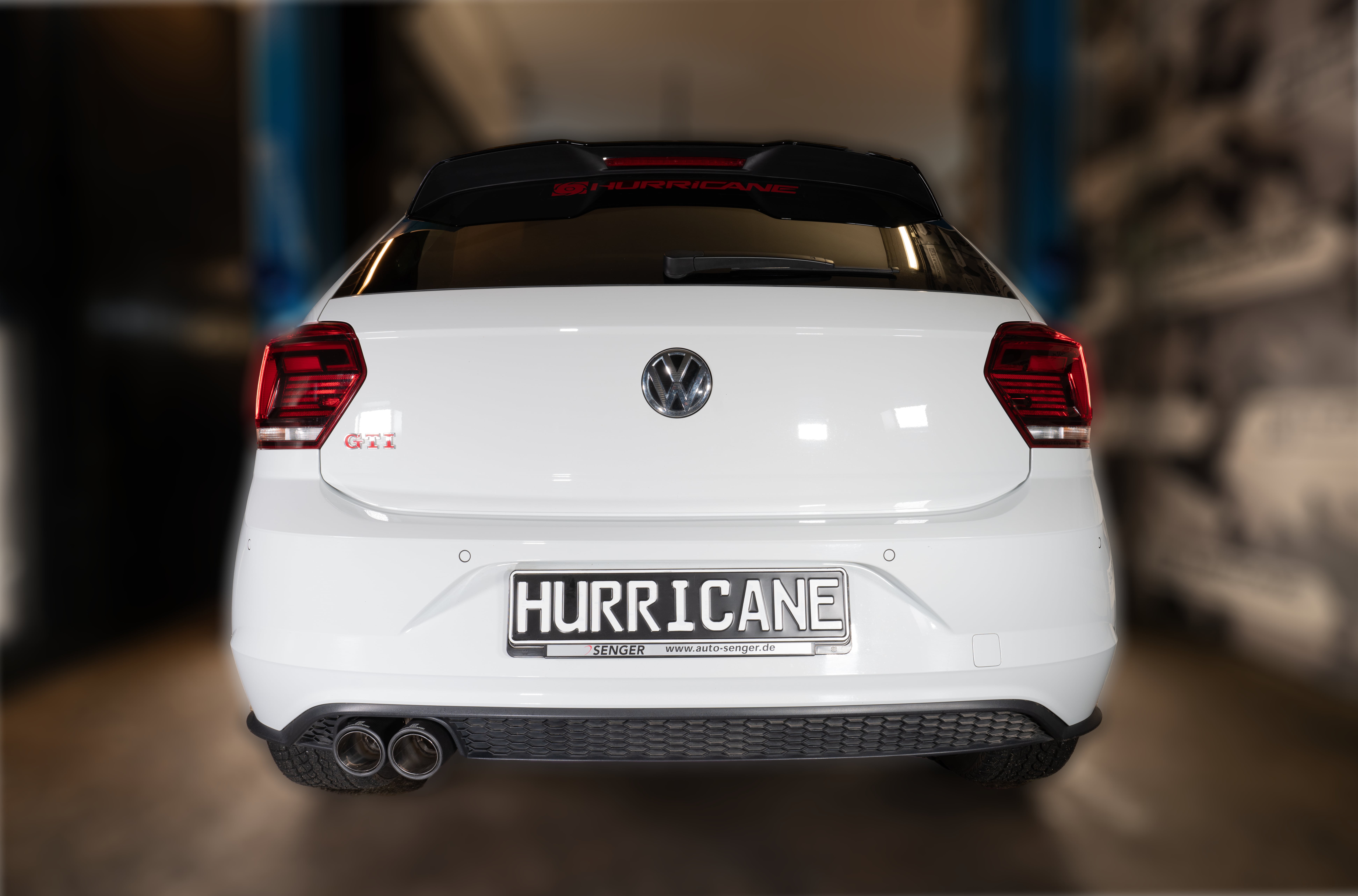 Hurricane 2,5" Auspuffanlage für VW Polo GTI 200PS Hurricane 2,5" Auspuffanlage für VW Polo GTI 200PS