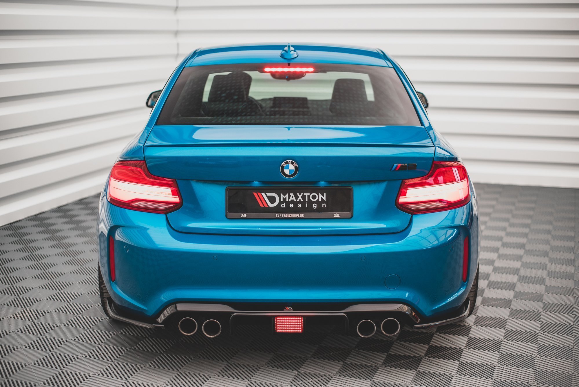 Maxton Design Diffusor Heck Ansatz für BMW M2 F87 schwarz Hochglanz Maxton Design Diffusor Heck Ansatz für BMW M2 F87 schwarz Hochglanz