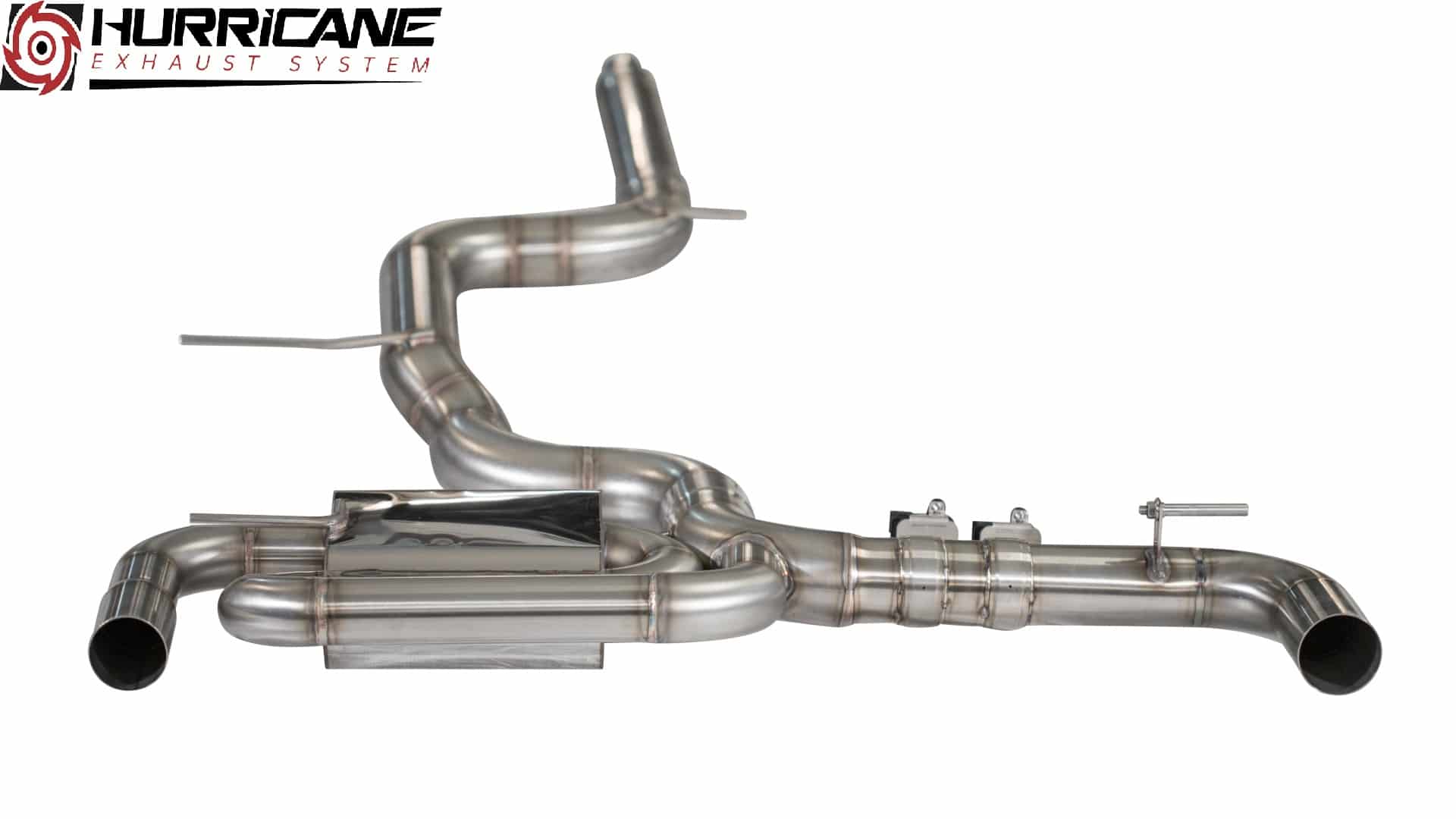Hurricane 3,5" Auspuffanlage für VW Golf GTI 7.5 TCR OPF V2 Hurricane 3,5" Auspuffanlage für VW Golf GTI 7.5 TCR OPF V2
