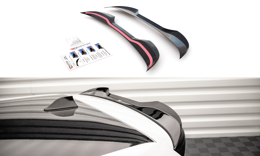 Maxton Design Spoiler CAP für Volkswagen Up GTI schwarz Hochglanz