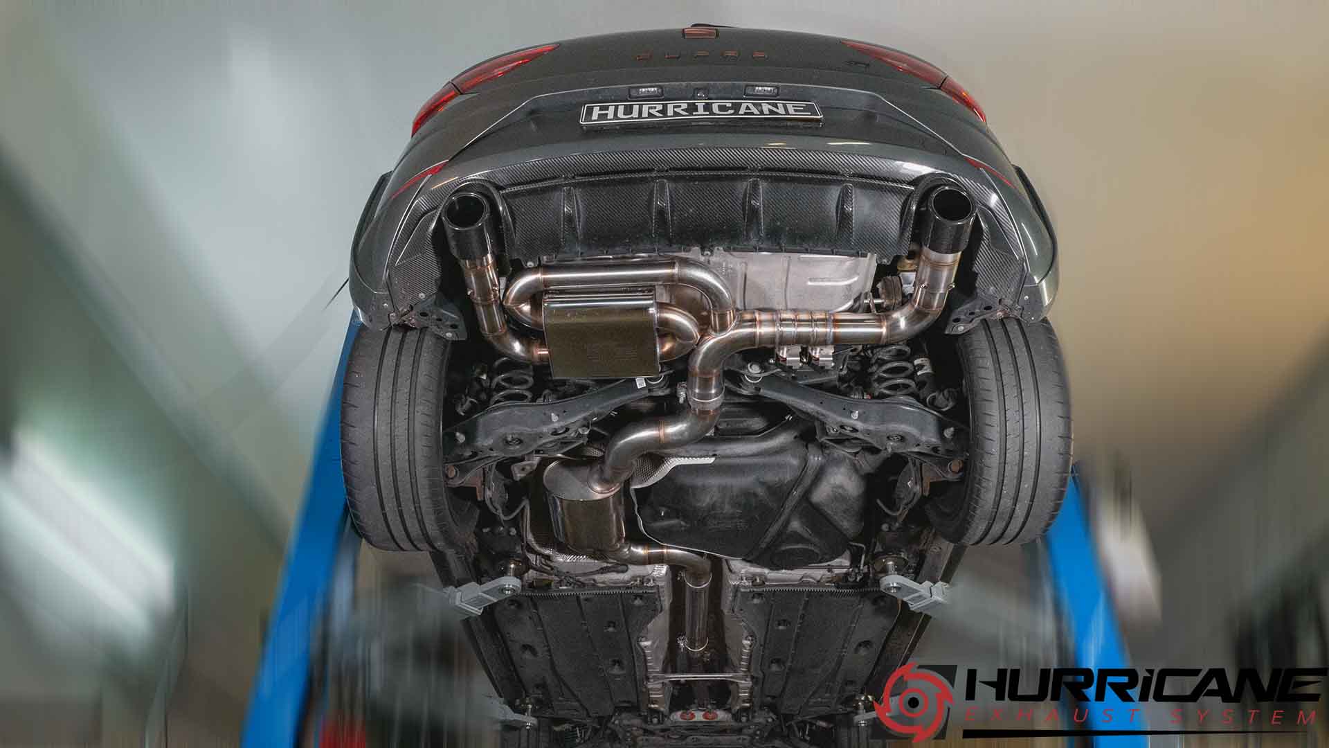 Hurricane 3,5" Auspuffanlage für Seat Leon Cupra R 310 PS Limited Edition 5F V3 Hurricane 3,5" Auspuffanlage für Seat Leon Cupra R 310 PS Limited Edition 5F V3
