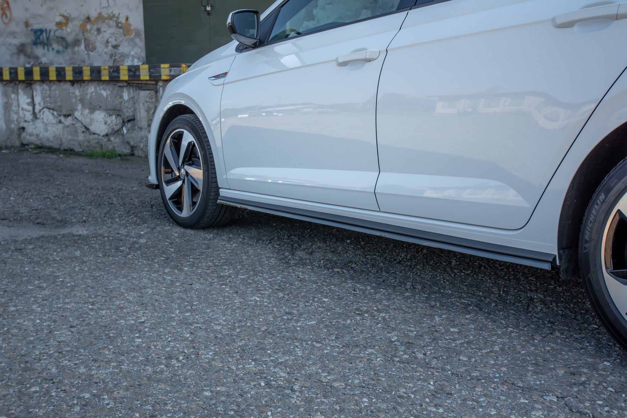 Maxton Design Seitenschweller Ansatz für VW POLO MK6 GTI Maxton Design Seitenschweller Ansatz für VW POLO MK6 GTI