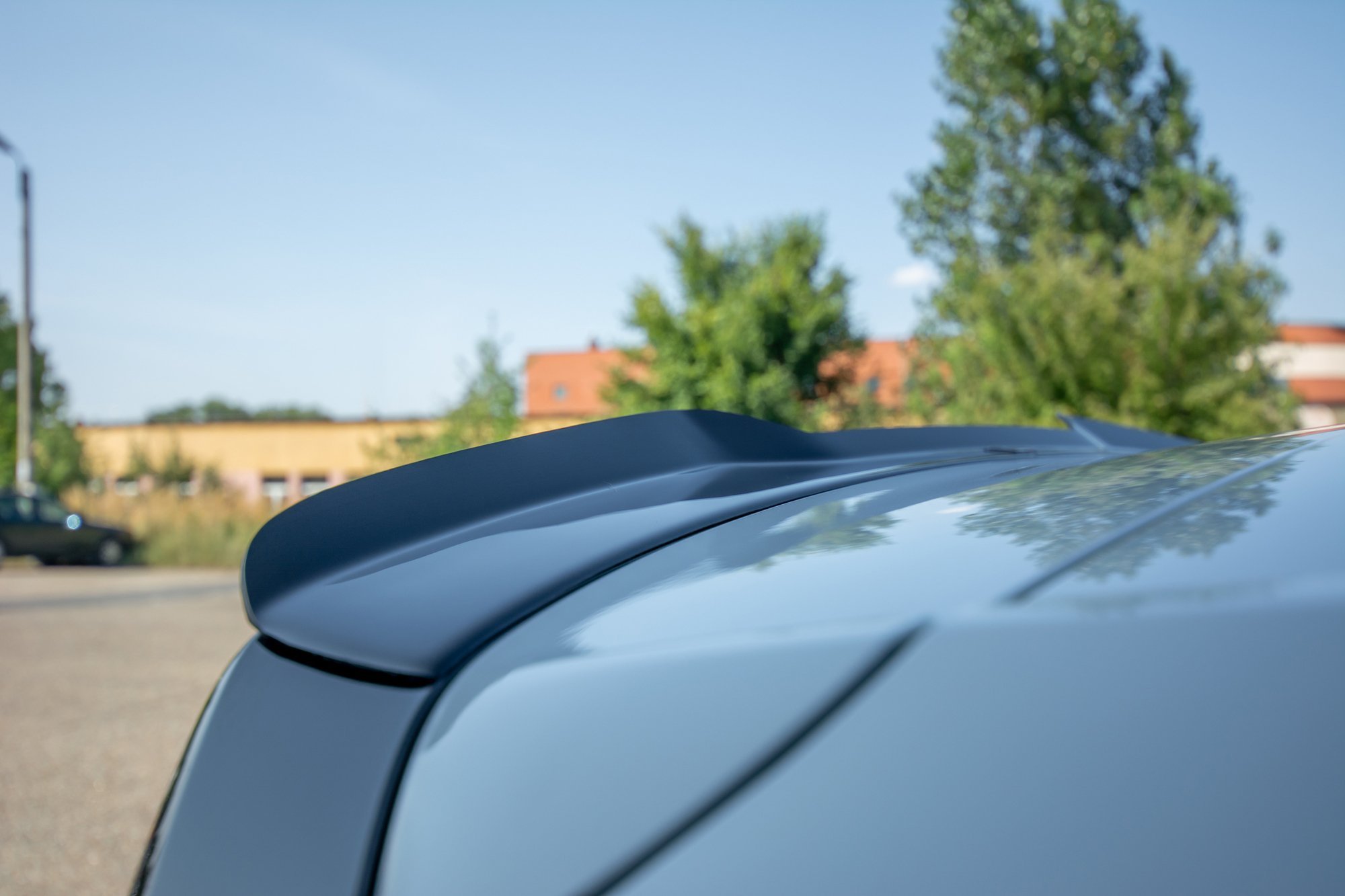 Maxton Design Spoiler CAP für VW POLO MK6 GTI schwarz Hochglanz