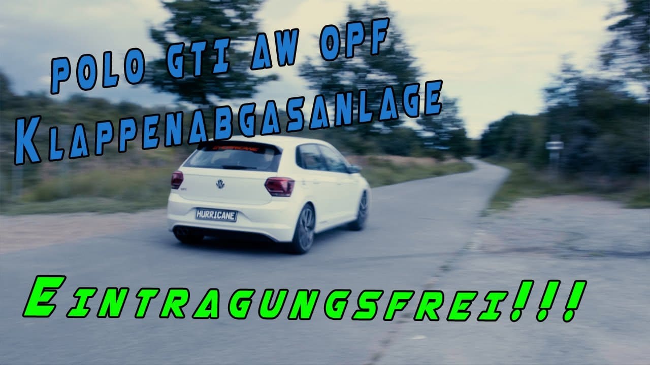 Hurricane 2,5" Auspuffanlage für VW Polo GTI 200PS OPF