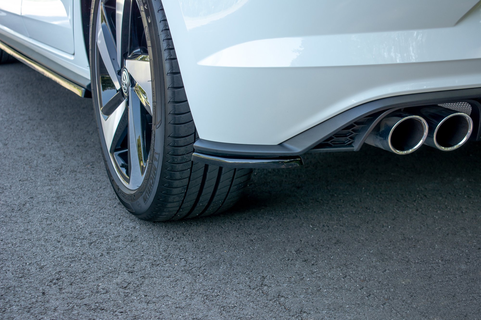 Maxton Design Heck Ansatz Flaps Diffusor für VW POLO MK6 GTI Maxton Design Heck Ansatz Flaps Diffusor für VW POLO MK6 GTI