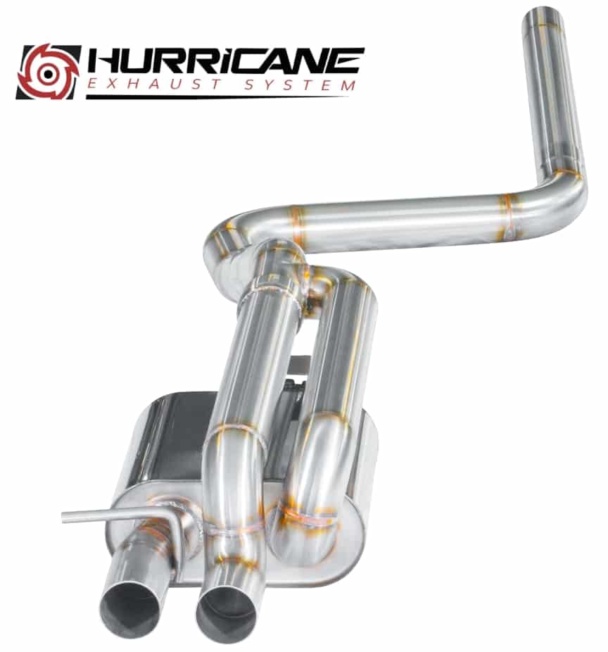 Hurricane 2,5" Auspuffanlage für VW Polo GTI 200PS Hurricane 2,5" Auspuffanlage für VW Polo GTI 200PS