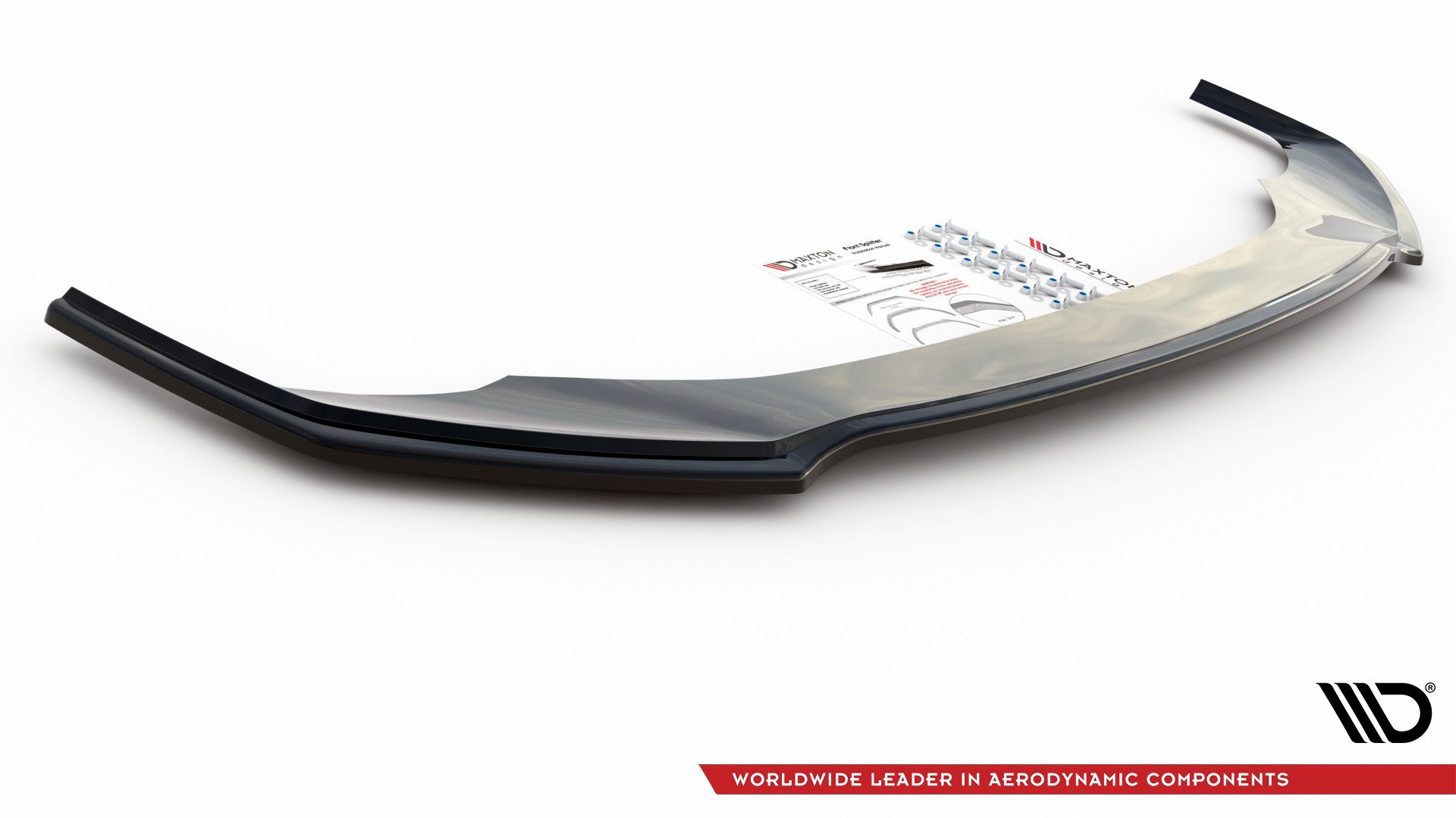 Maxton Design Front Ansatz V.1 für Audi A7 C8 S-Line / S7 C8 schwarz Hochglanz