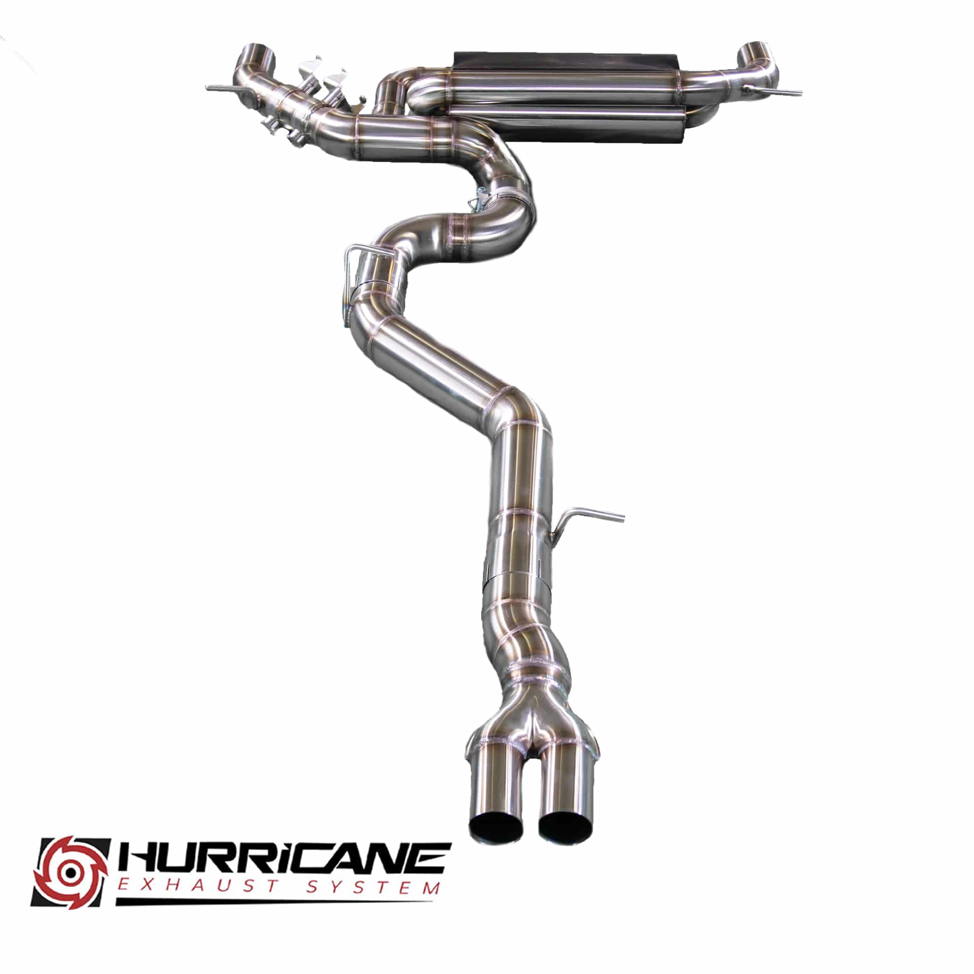 Hurricane 3,5" Auspuffanlage für Audi RS3 8V 400PS FL Sportback non OPF