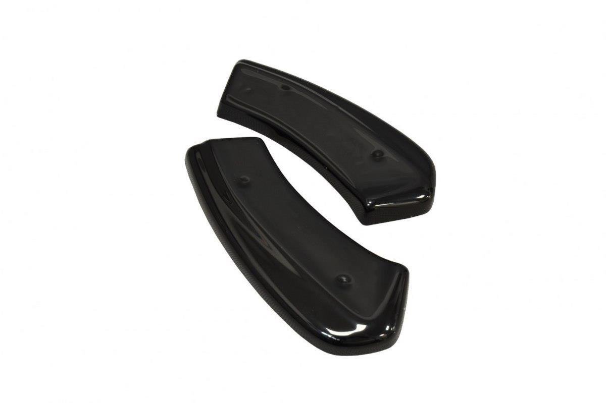 Maxton Design Heck Ansatz Flaps Diffusor für VW GOLF 7 GTI FACELIFT schwarz Hochglanz