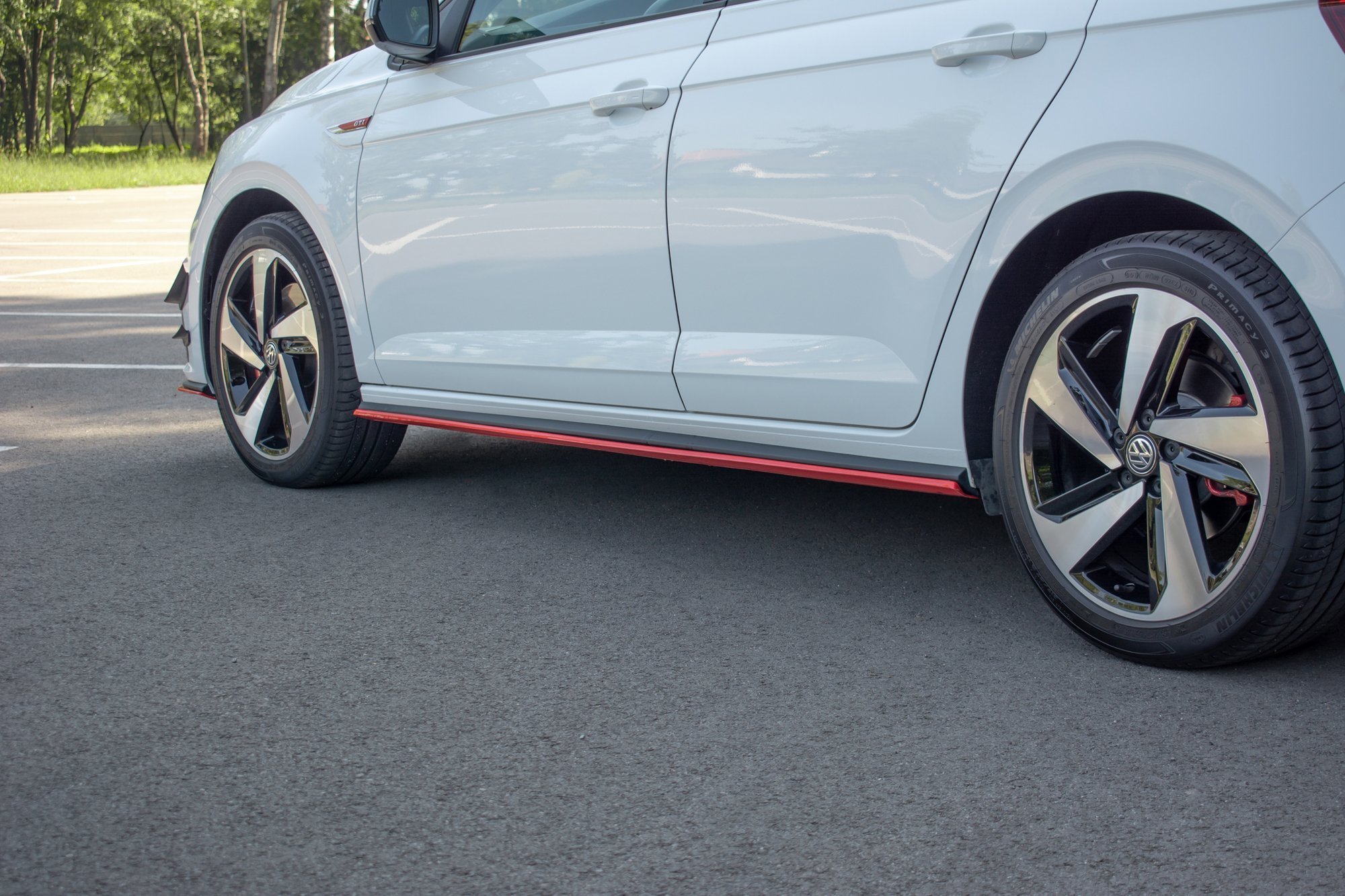 Maxton Design Seitenschweller Ansatz für VW POLO MK6 GTI