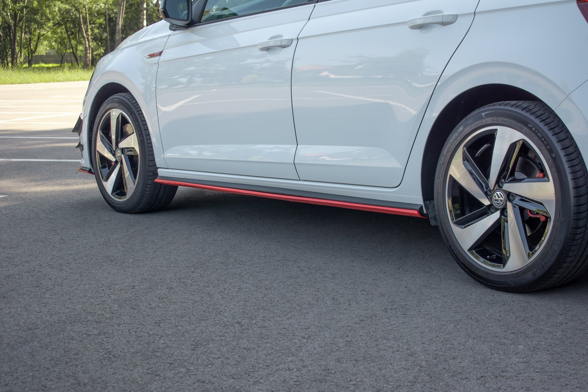 Maxton Design Seitenschweller Ansatz für VW POLO MK6 GTI Maxton Design Seitenschweller Ansatz für VW POLO MK6 GTI