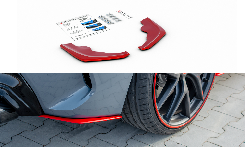 Maxton Design Heck Ansatz Flaps Diffusor V.2 für BMW 1er F40 M-Paket