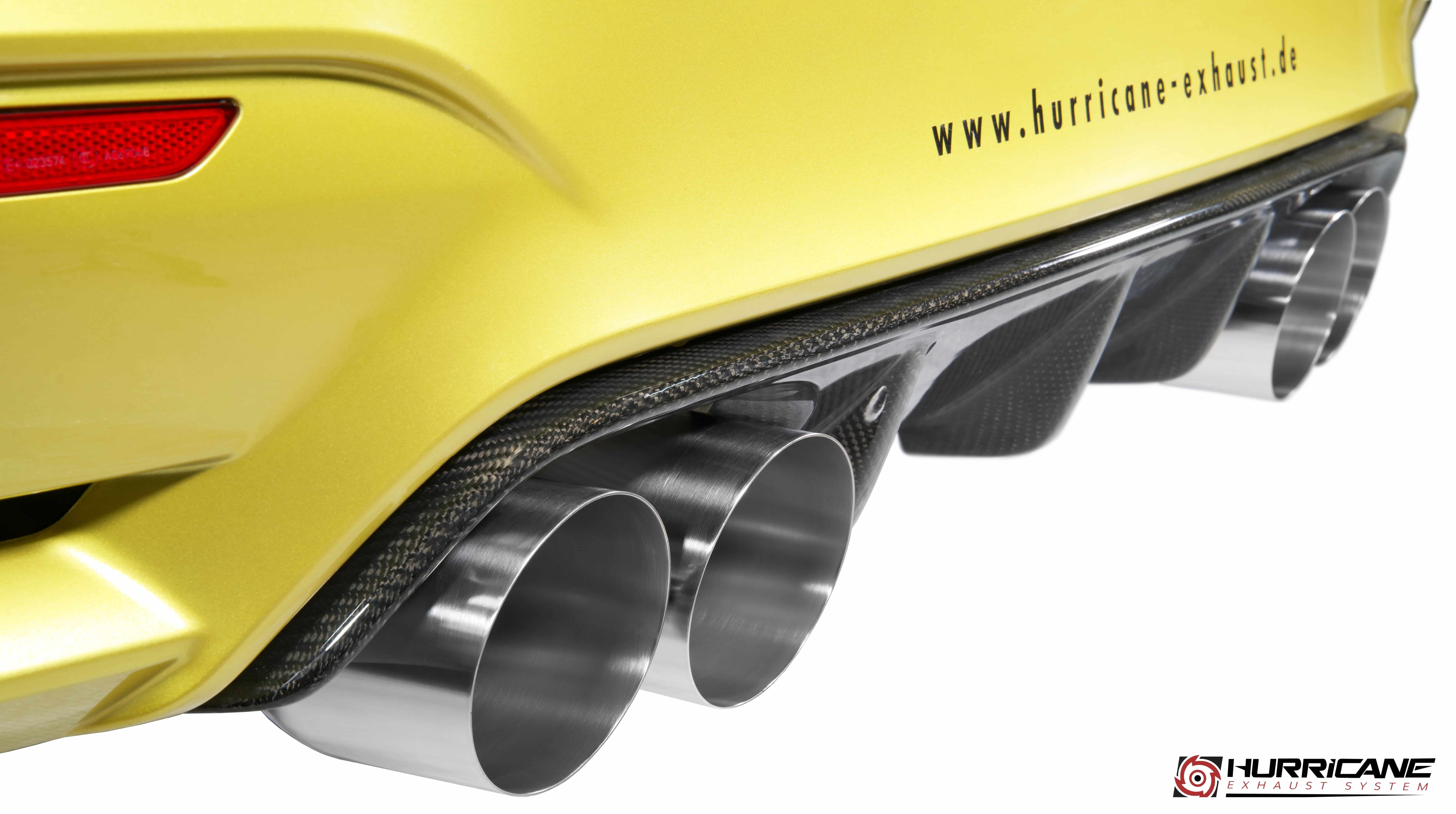 Hurricane 3,5" Straight Pipe Auspuffanlage für BMW M3 F80 431PS