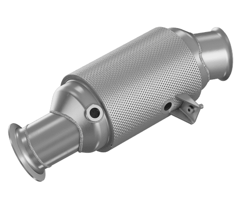 HJS Ø 76/80mm Vorderrohr / Downpipe mit Kat (M135i - M335i)