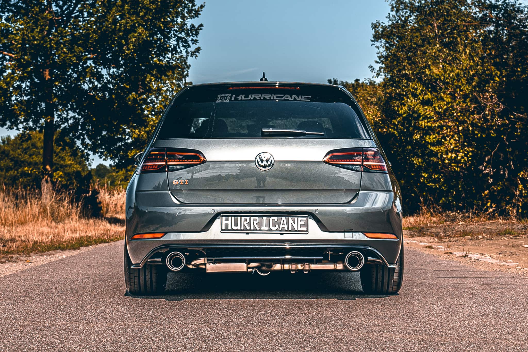 Hurricane 3,5" Auspuffanlage für VW Golf GTI 7.5 Performance OPF V2 Hurricane 3,5" Auspuffanlage für VW Golf GTI 7.5 Performance OPF V2