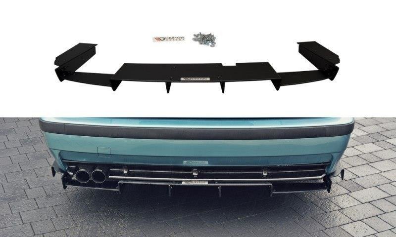 Maxton Design Diffusor Heck Ansatz für Heckschürze für BMW M3 E36