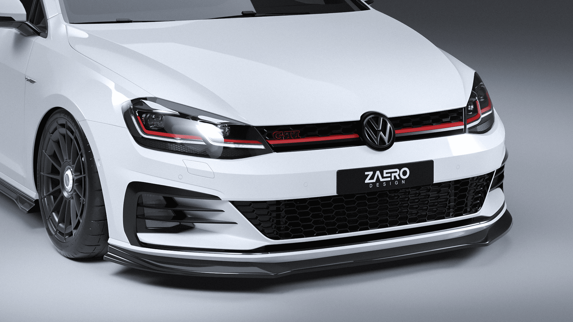Zaero Design EVO-1 FRONTLIPPE FÜR VW GOLF 7 GTI | GTD (FACELIFT)