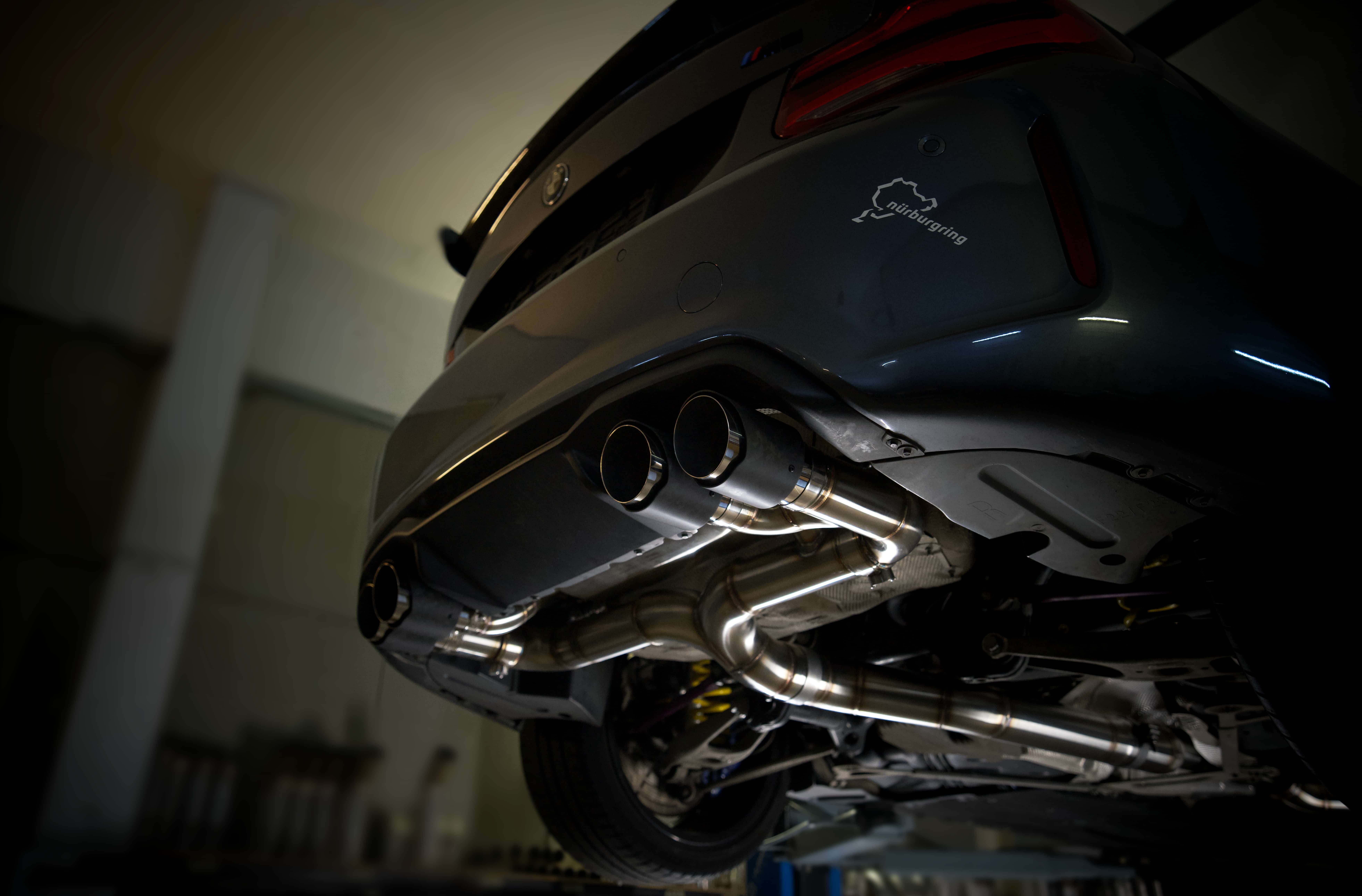 Hurricane 3,5" Auspuffanlage für BMW F87 M2 N55 370PS Hurricane 3,5" Auspuffanlage für BMW F87 M2 N55 370PS