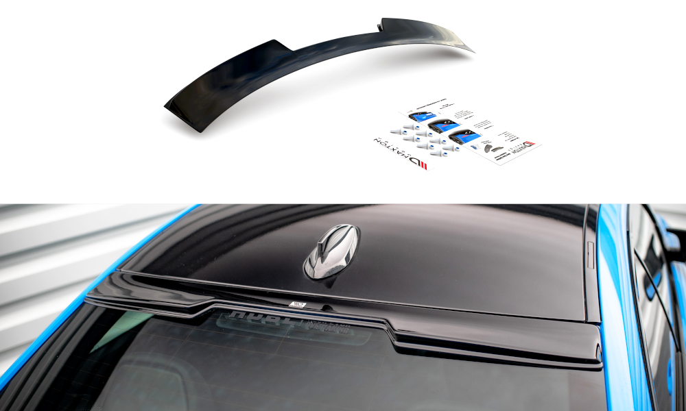 Maxton Design Heckscheiben Spoiler für BMW M2 F87 schwarz Hochglanz