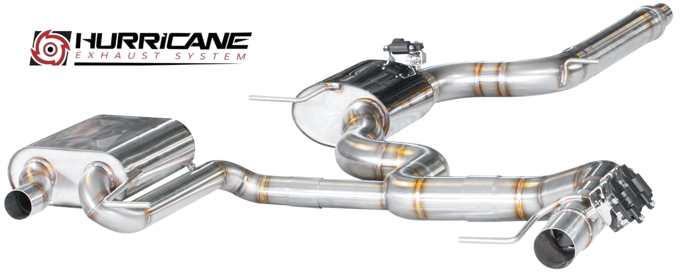 Hurricane 3,5" Auspuffanlage für Skoda Octavia RS 245PS OPF 5E V3