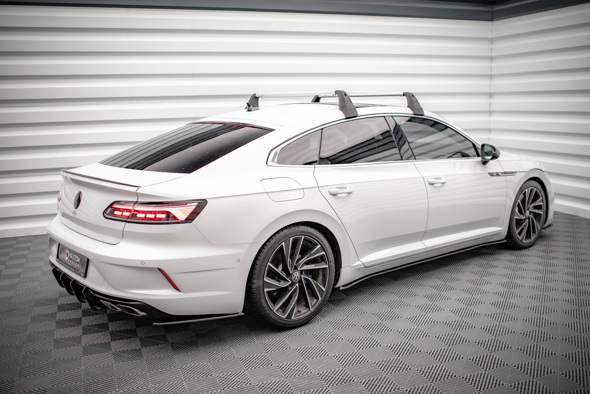 Maxton Design Street Pro Seitenschweller Ansatz für V.2 für Volkswagen Arteon R / R-Line Facelift