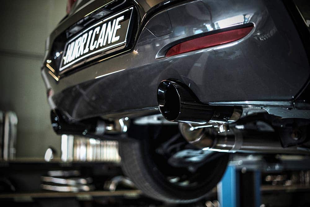 Hurricane 3,15" Abgasanlage für BMW F20 F21 M135i FL 320PS Hurricane 3,15" Abgasanlage für BMW F20 F21 M135i FL 320PS