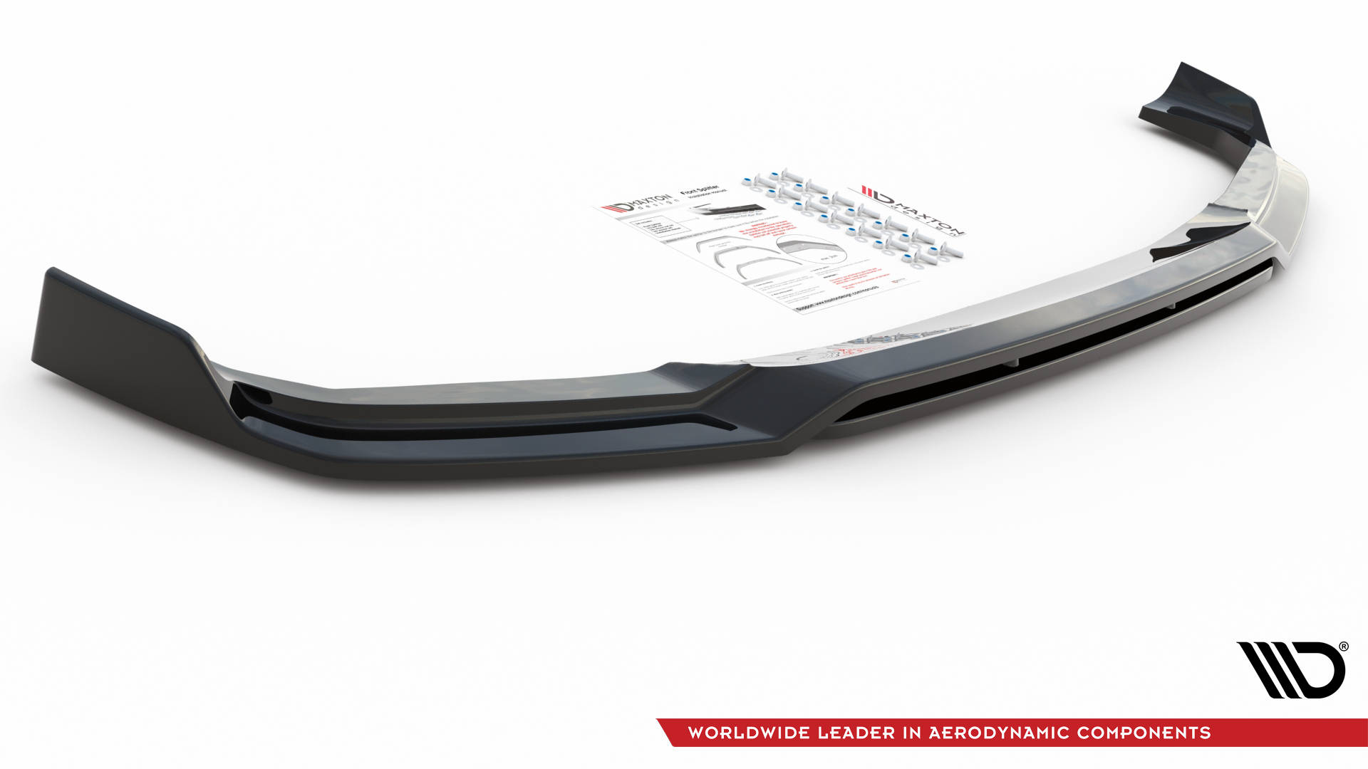 Maxton Design Front Ansatz V.3 für BMW  X5M F95 schwarz Hochglanz