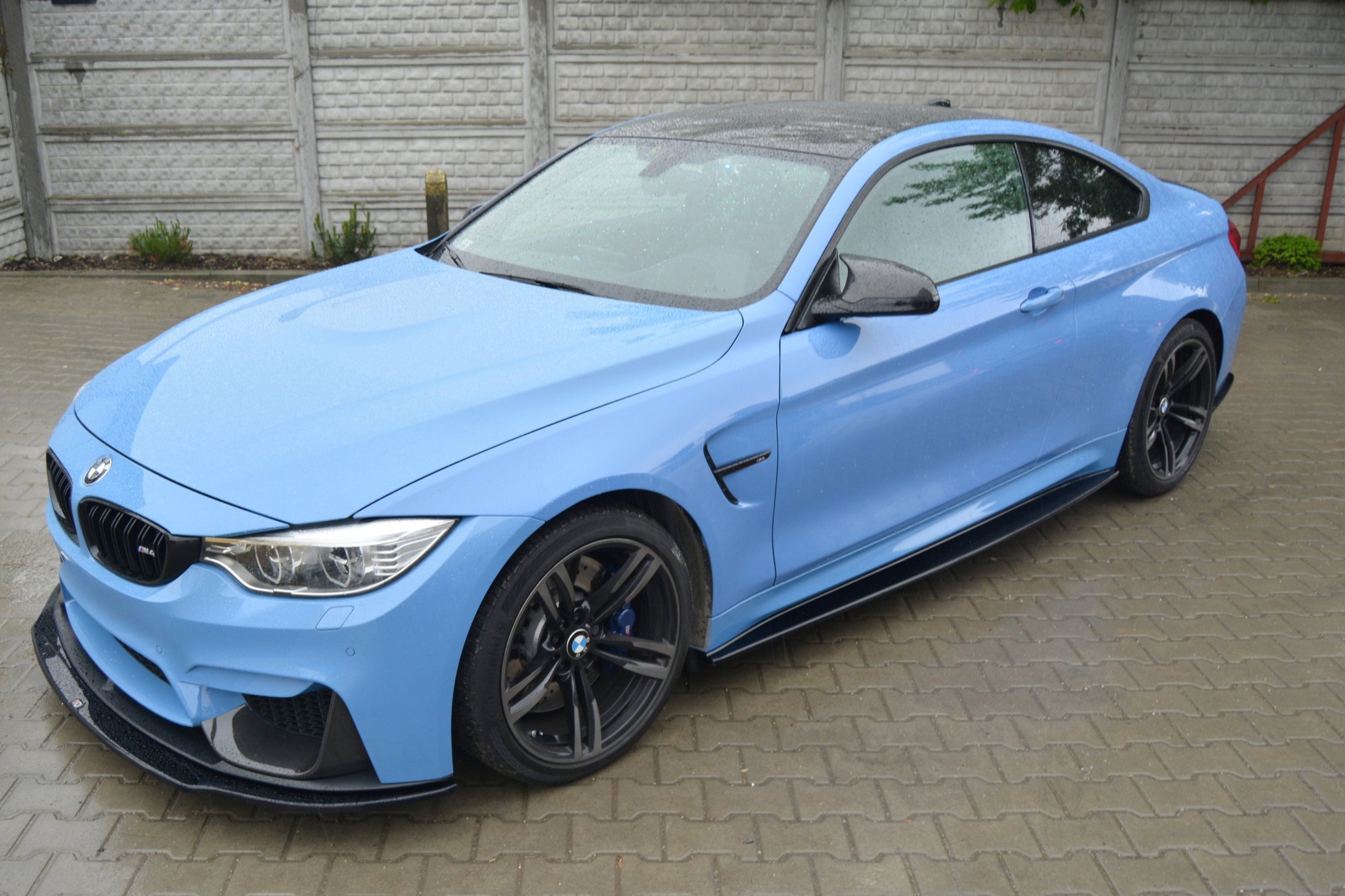 Maxton Design Seitenschweller Ansatz für V.1 für BMW M4 F82 schwarz Hochglanz